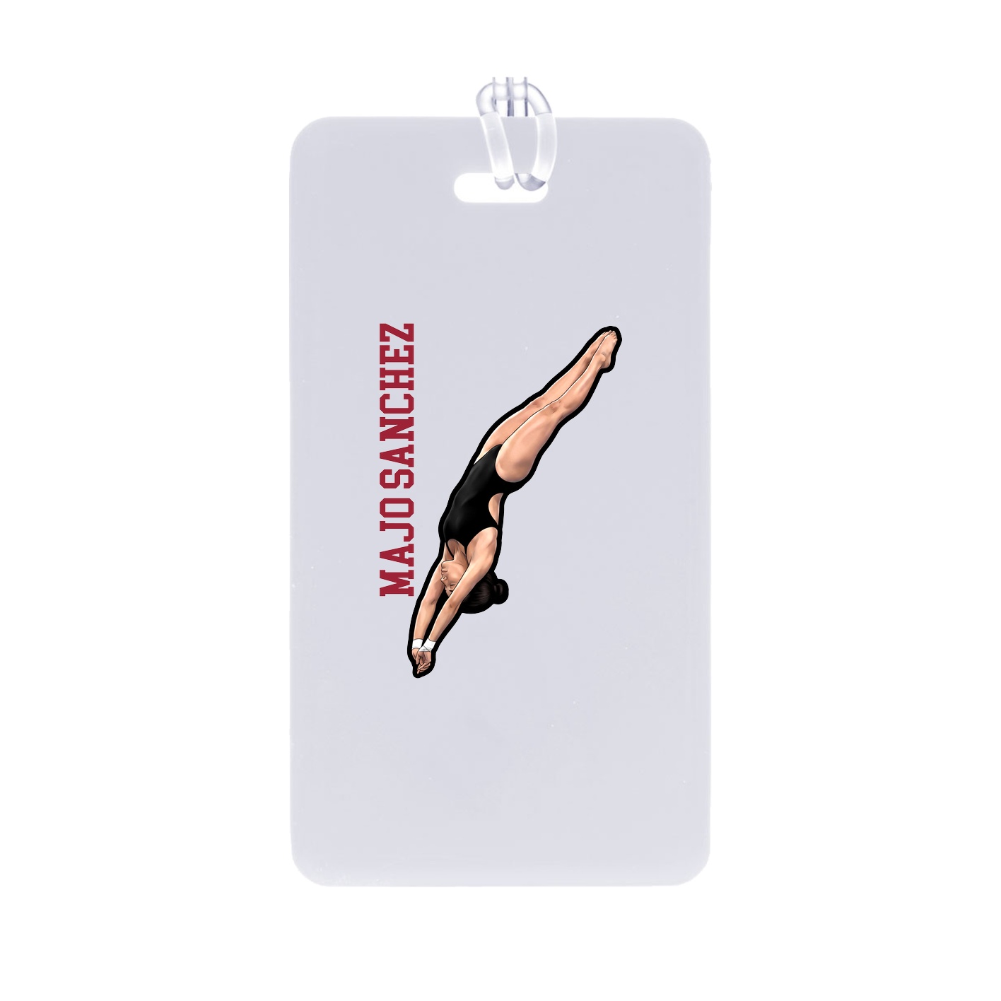 Bag Tag — Name Vertical in Classic