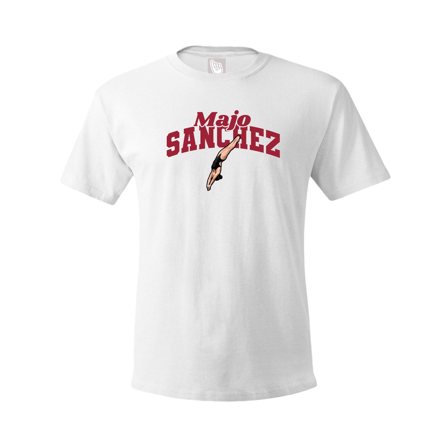 Youth Tee — Signature Arch in White