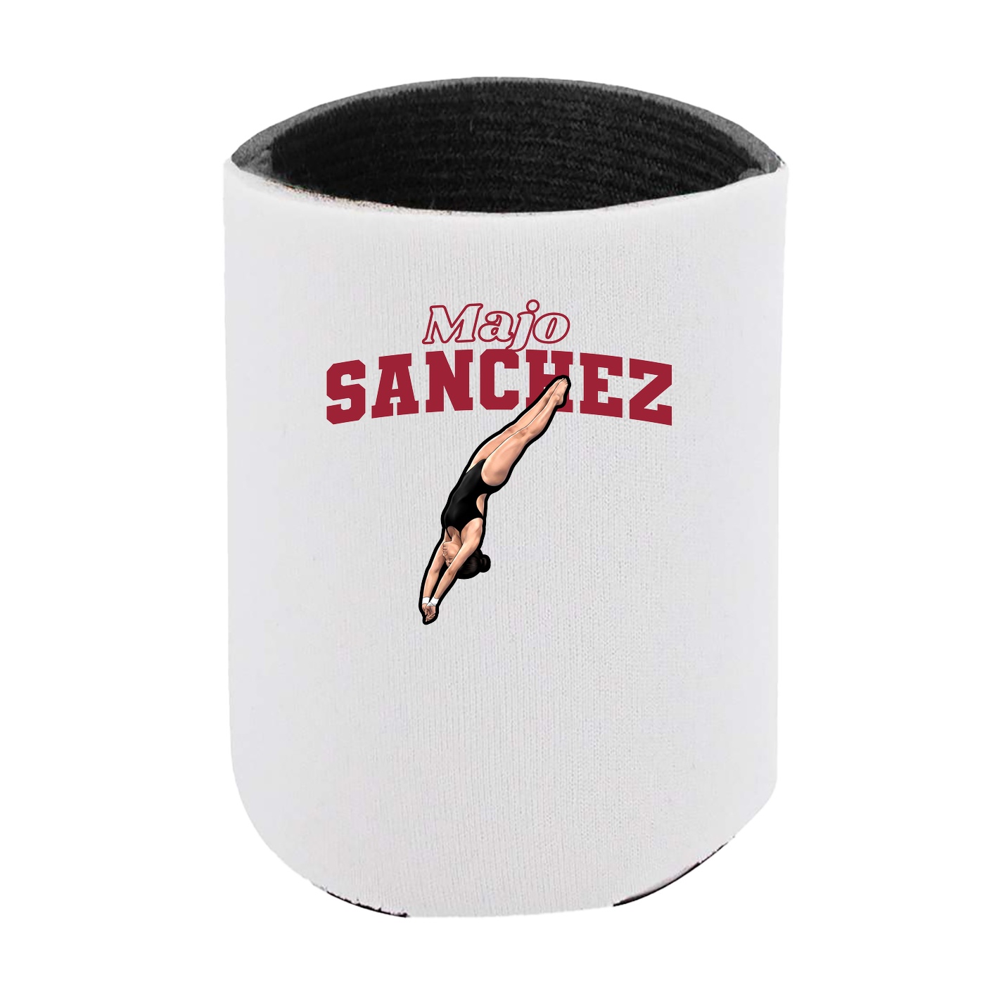 Can Holder — Name Arch in White