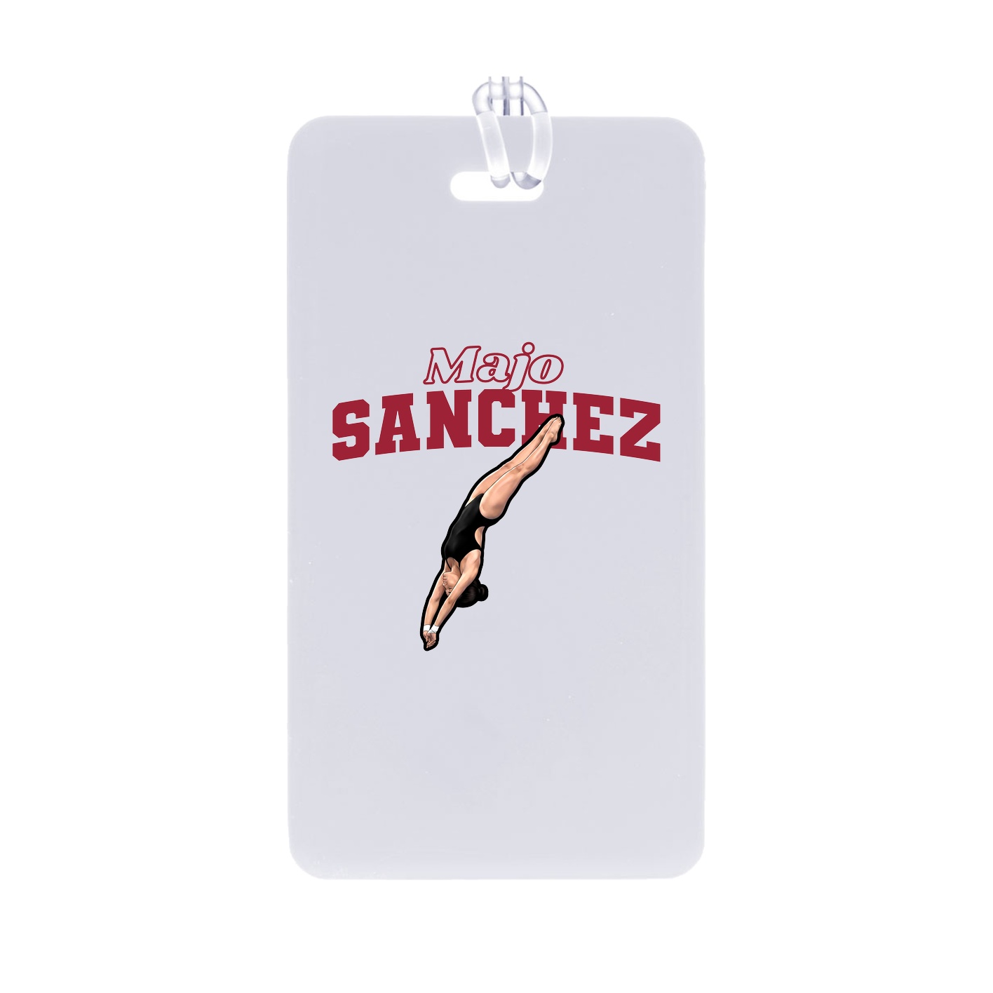 Bag Tag — Name Arch in Classic