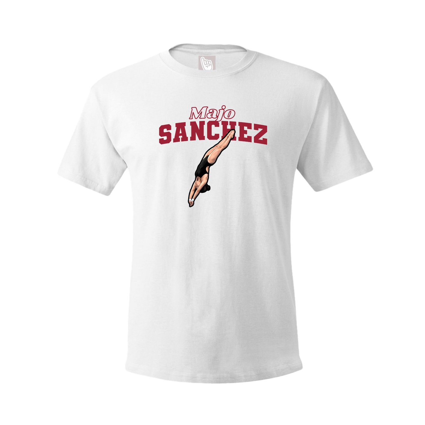 Tee — Name Arch in White