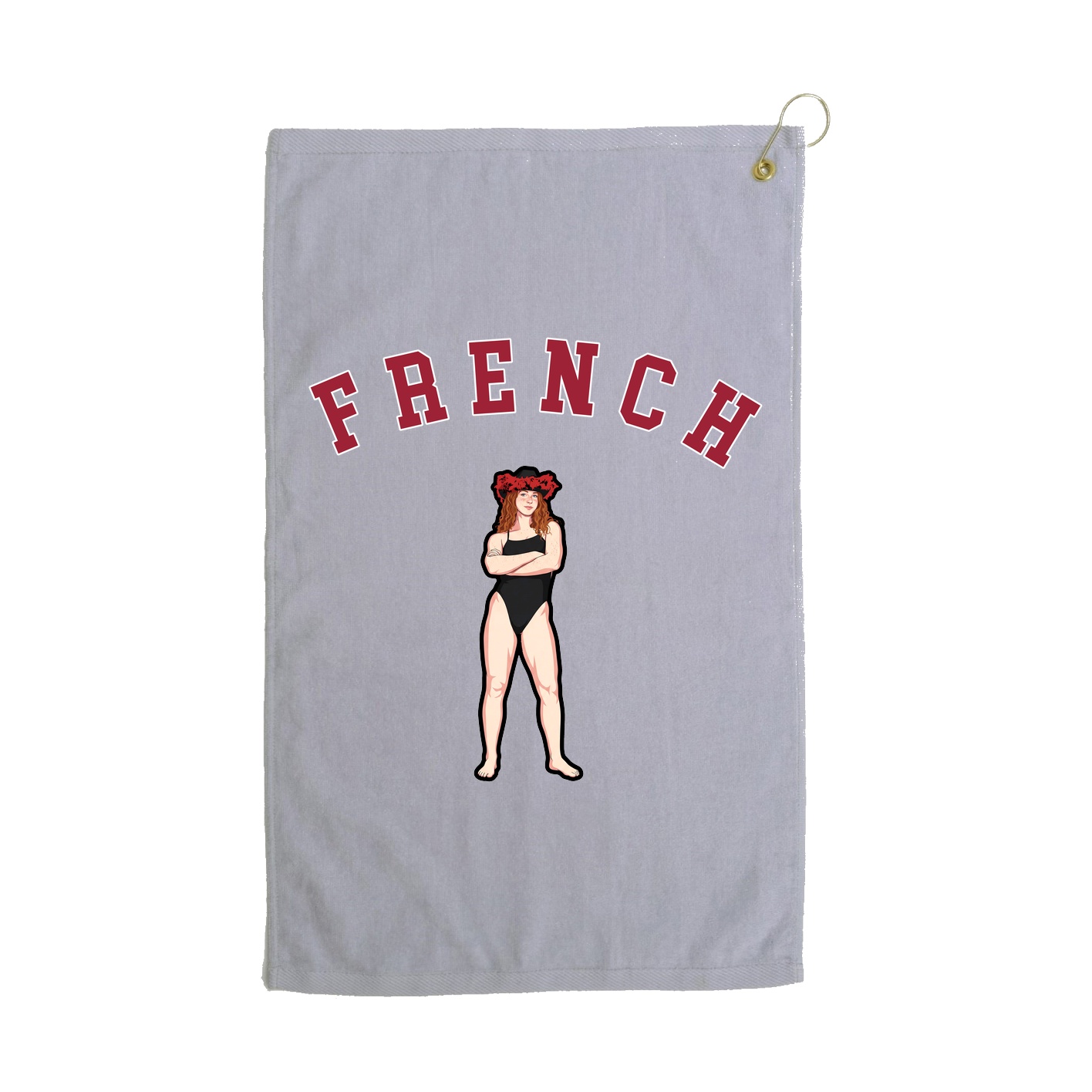Golf Towel — Shirsey Arch in Grey