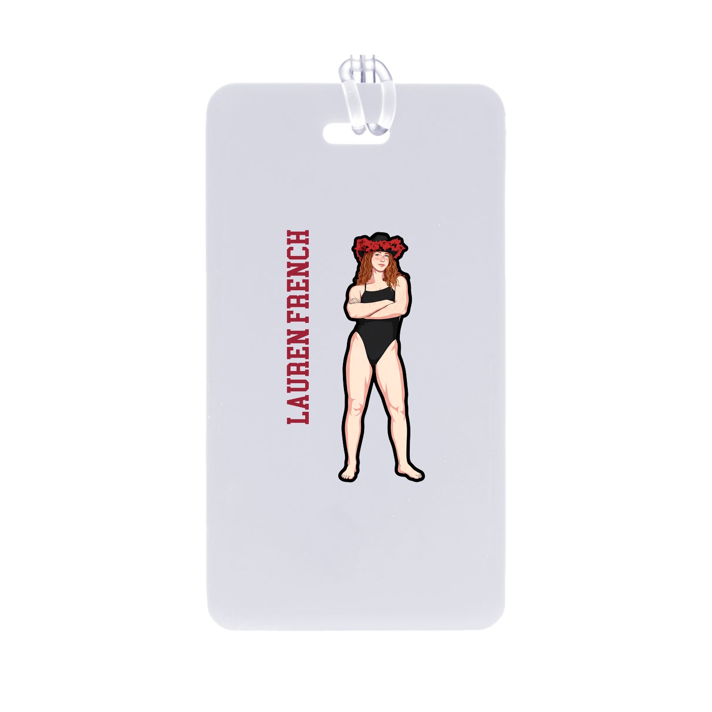 Bag Tag — Name Vertical in Classic