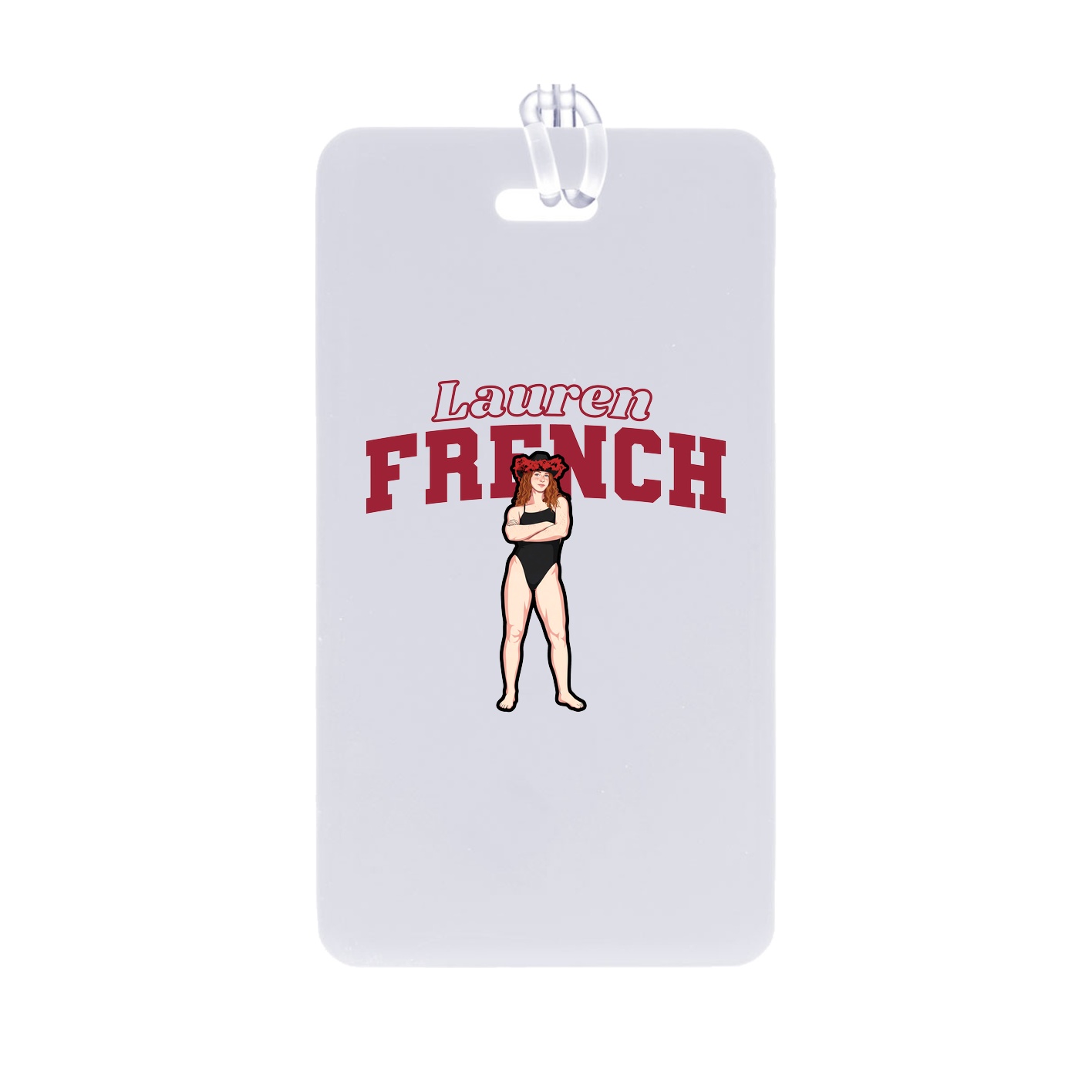 Bag Tag — Name Arch in Classic
