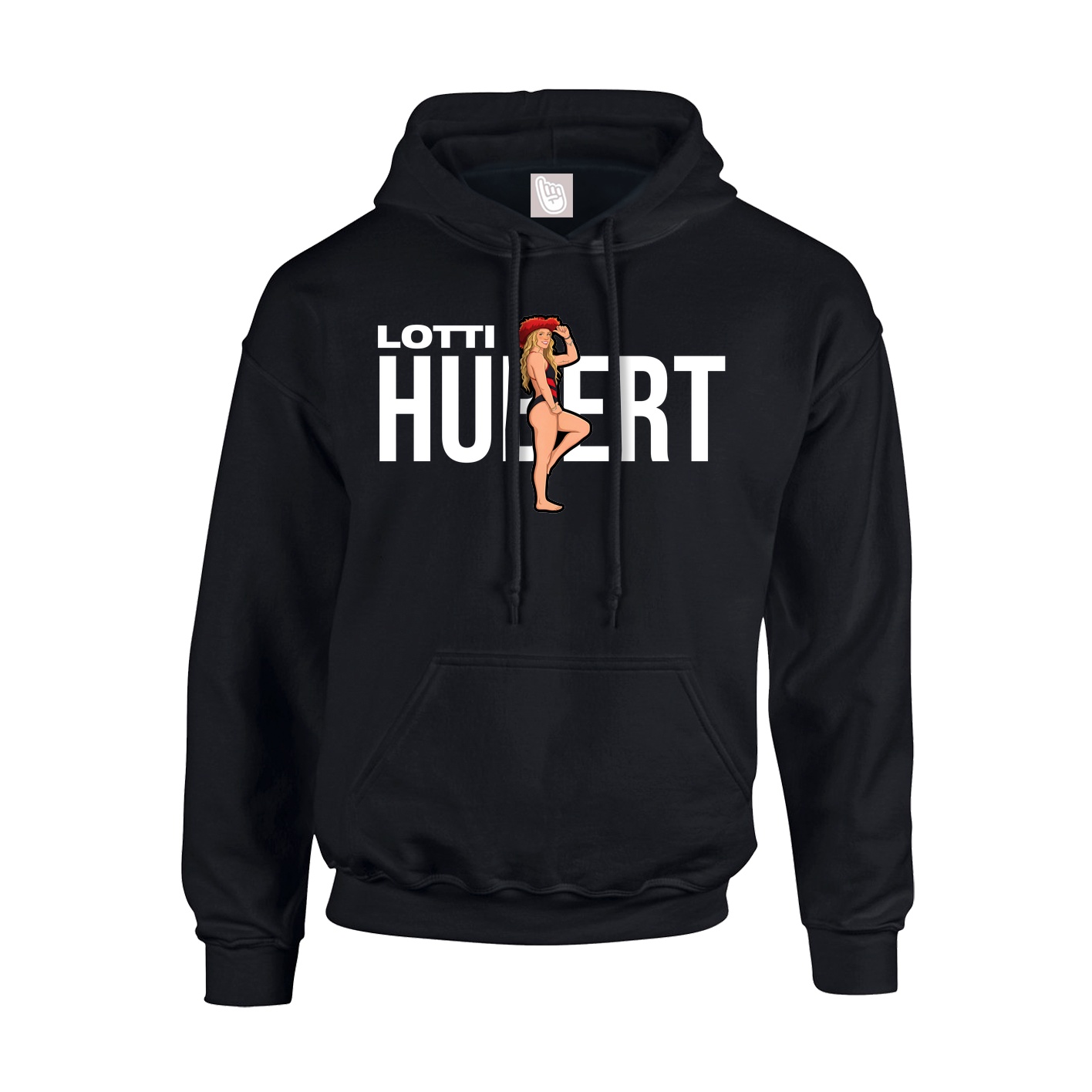 Youth Hoodie — Player Name in Black