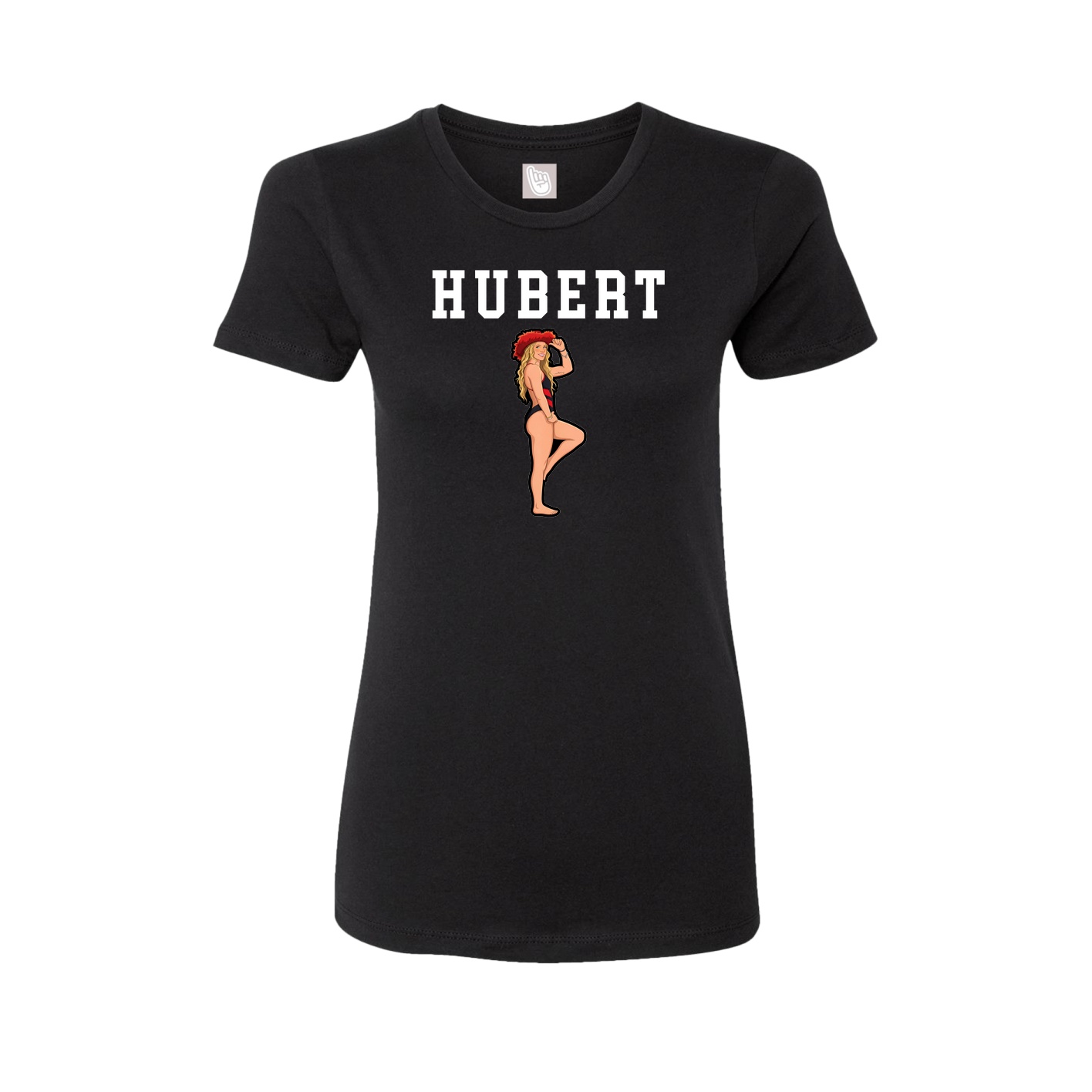 Fitted Women's Tee — Shirsey in Black