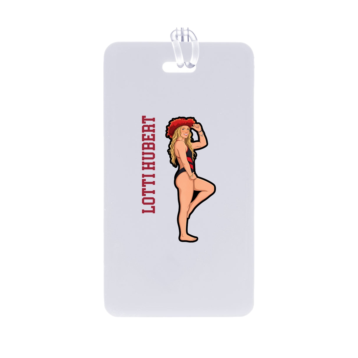 Bag Tag — Name Vertical in Classic
