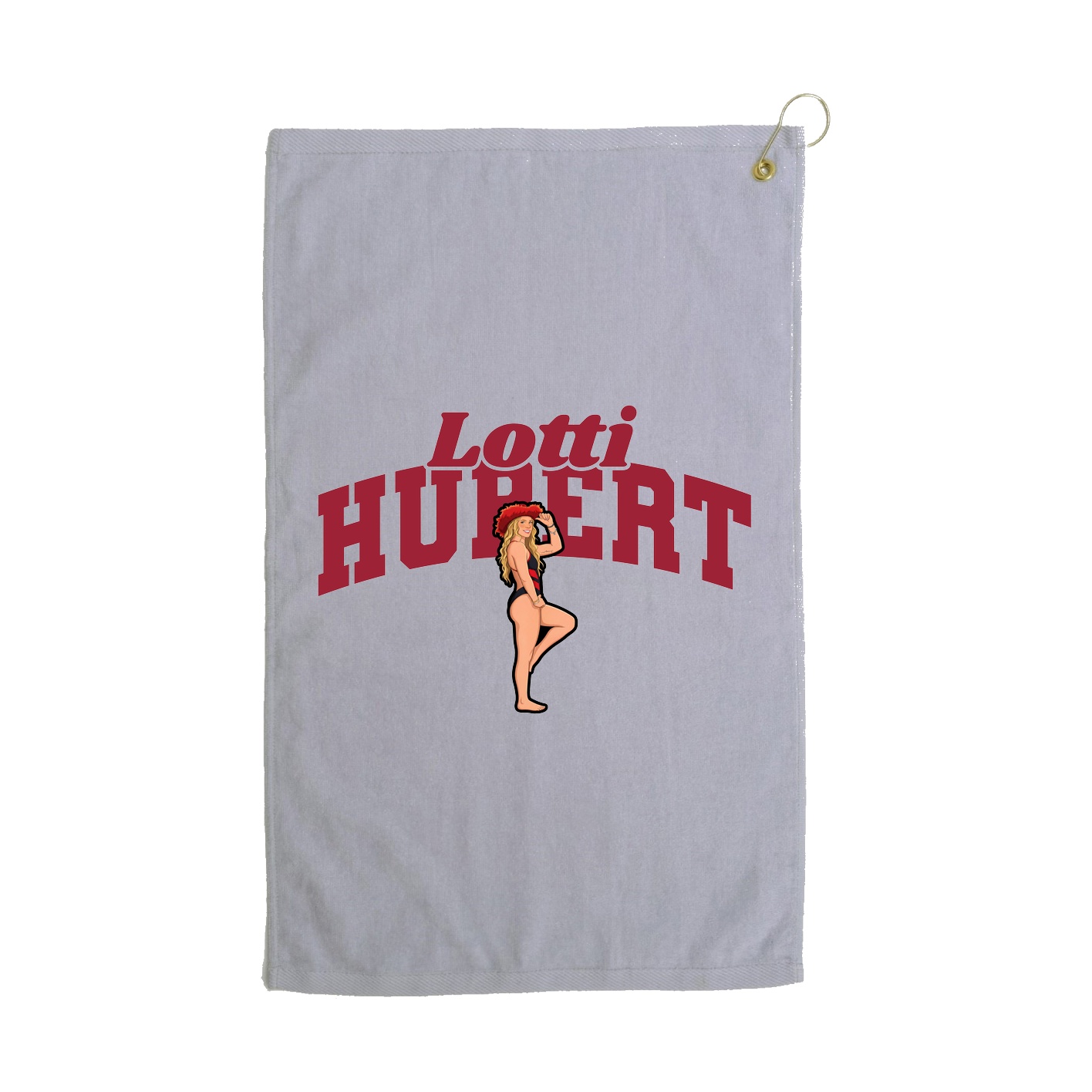 Golf Towel — Signature Arch in Grey