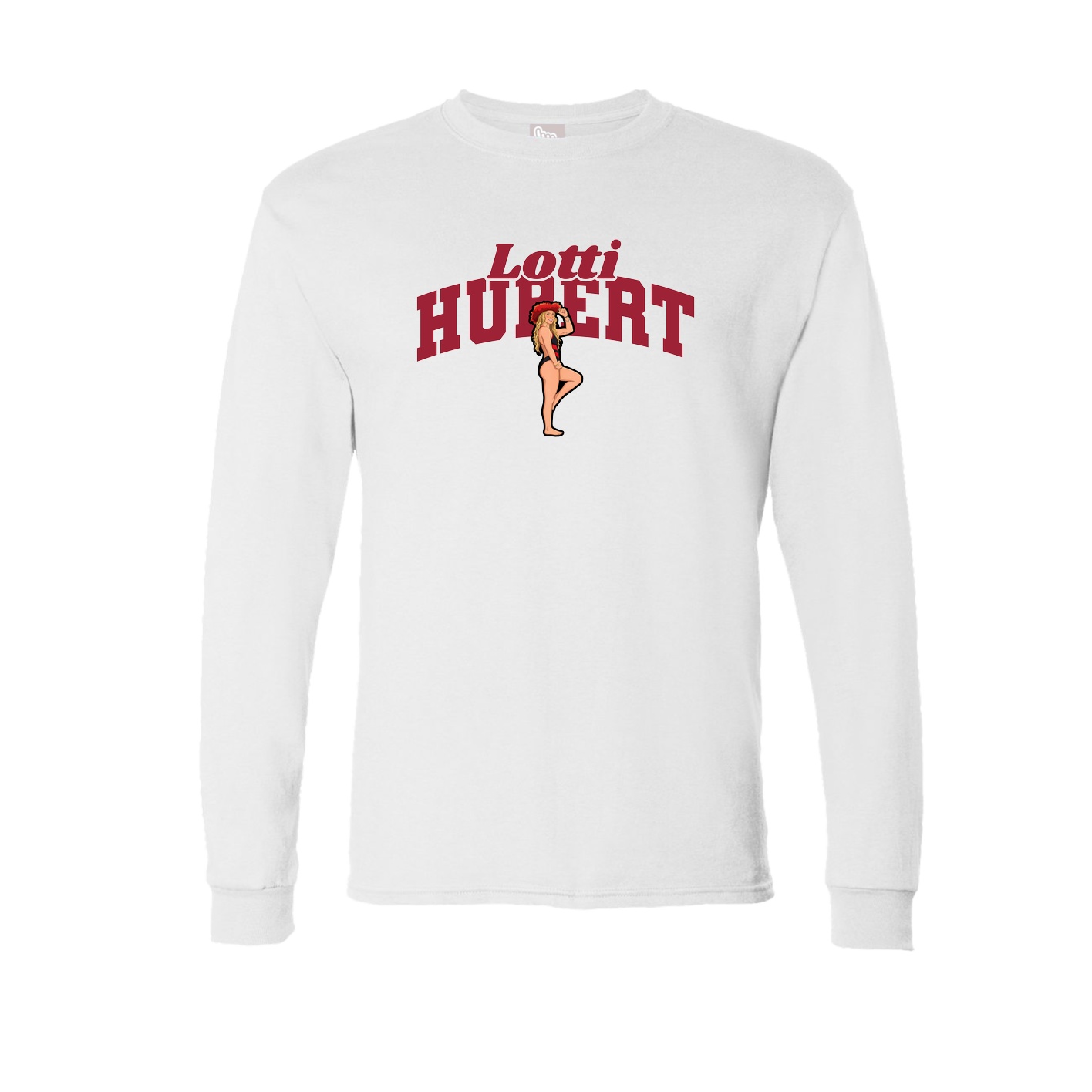 Long Sleeve Tee — Signature Arch in White