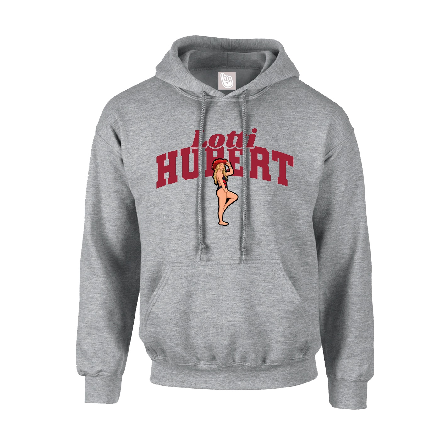 Youth Hoodie — Signature Arch in Grey