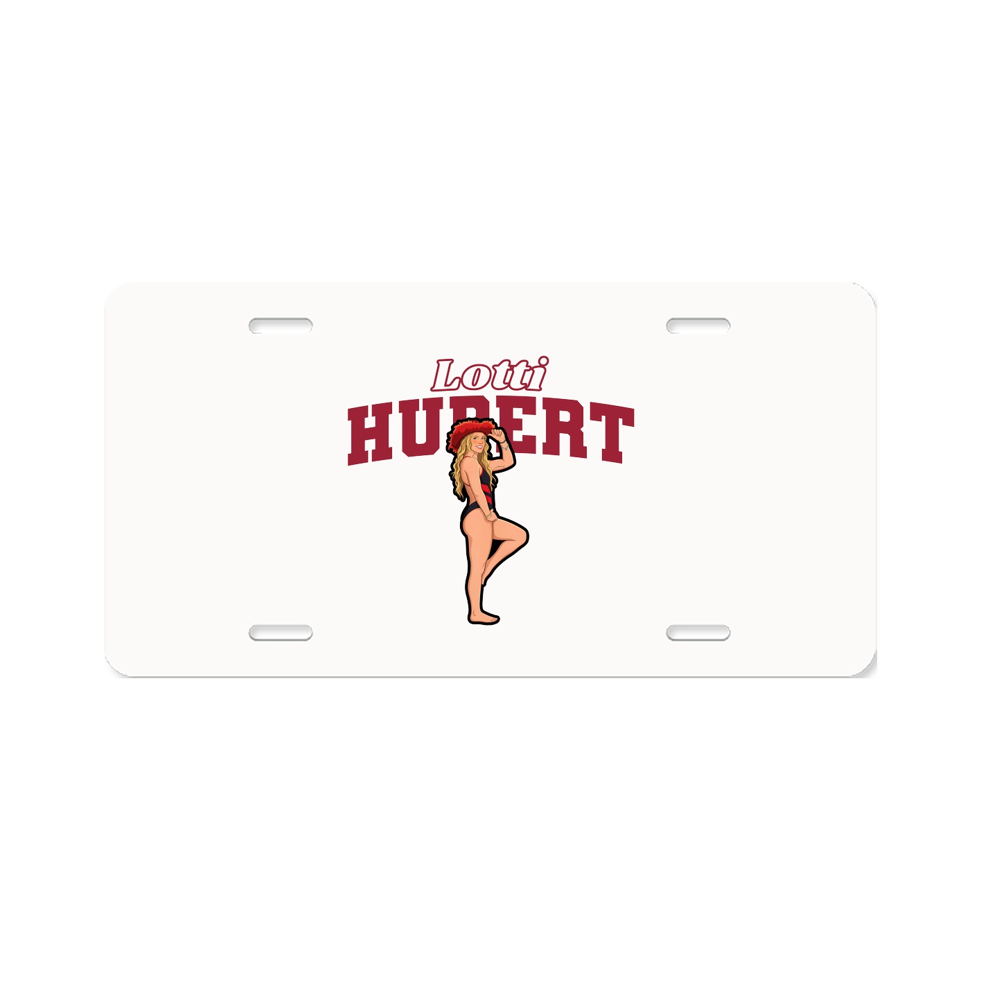 License Plate — Name Arch in Classic