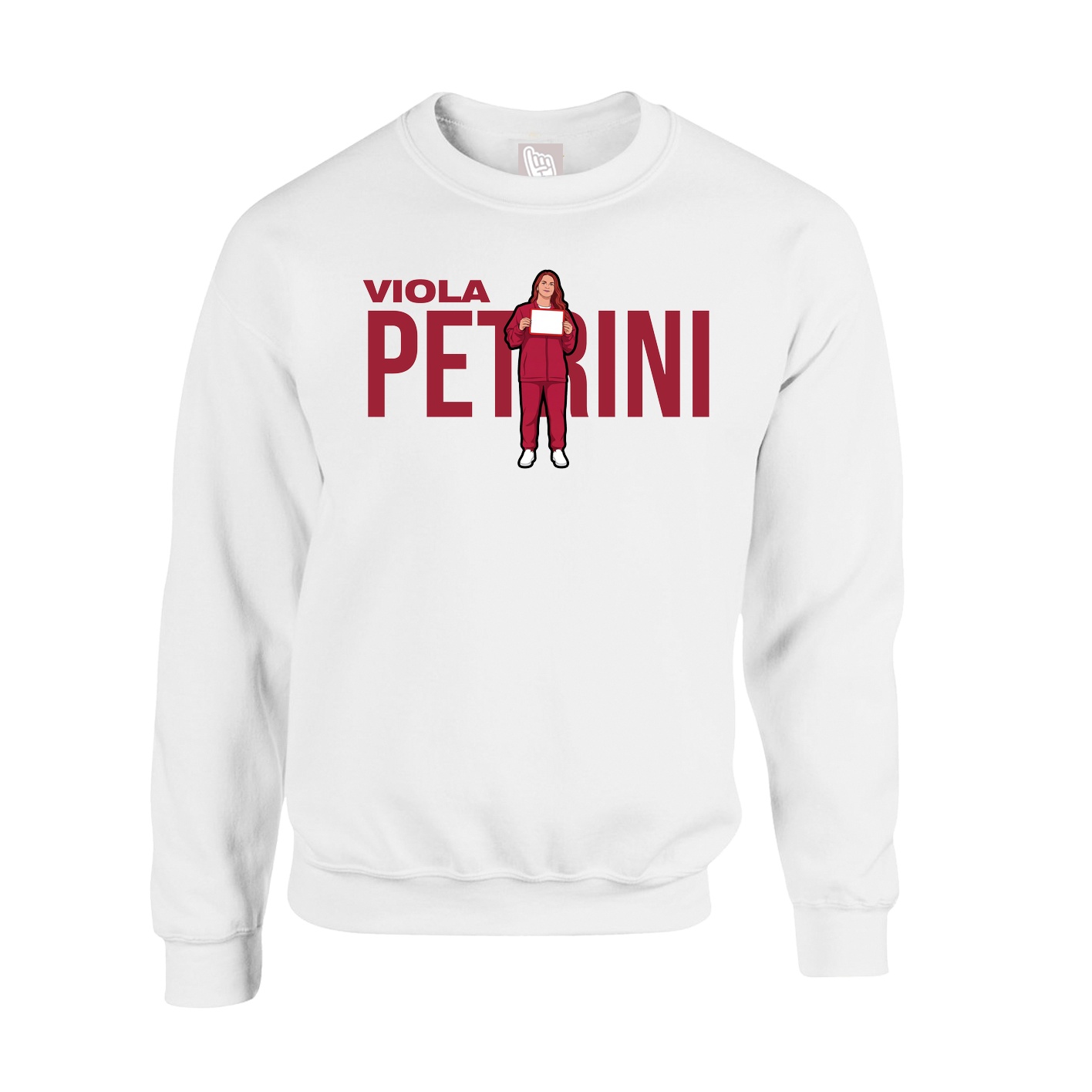 Fleece Crew — Player Name in White
