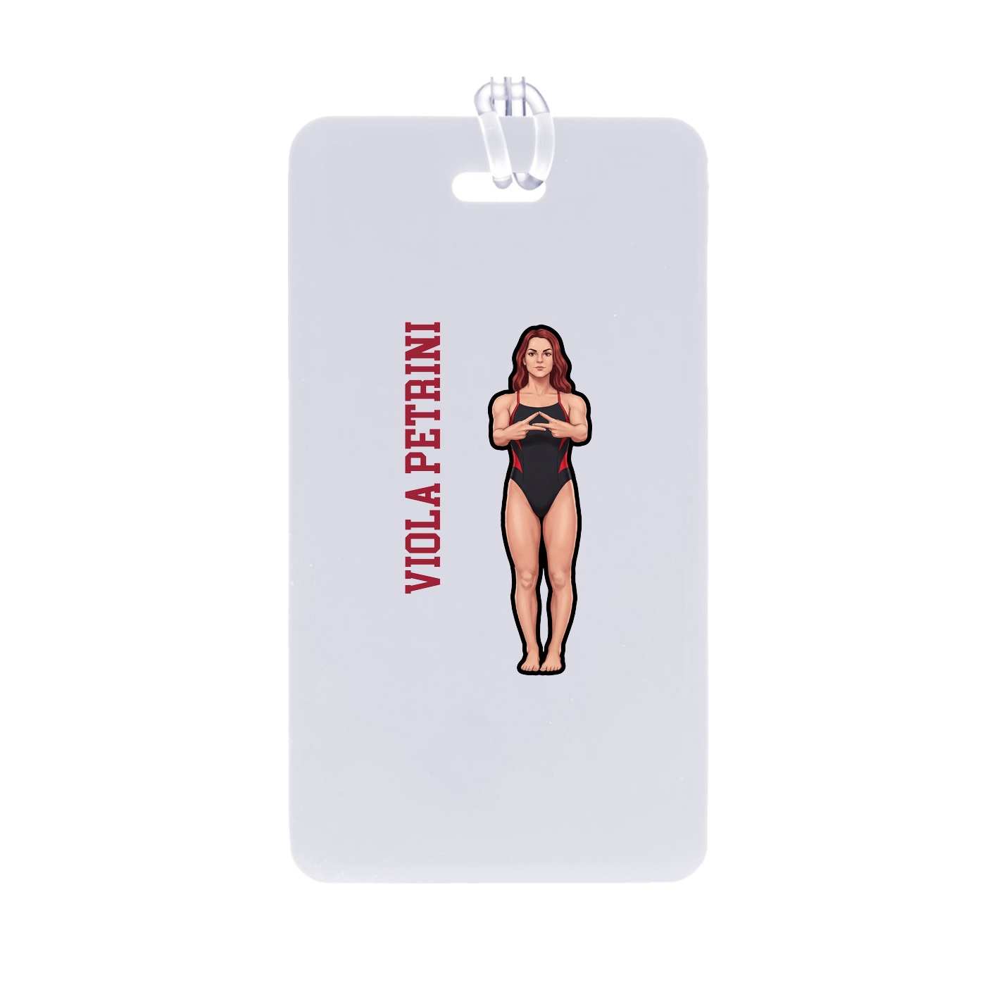 Bag Tag — Name Vertical in Classic