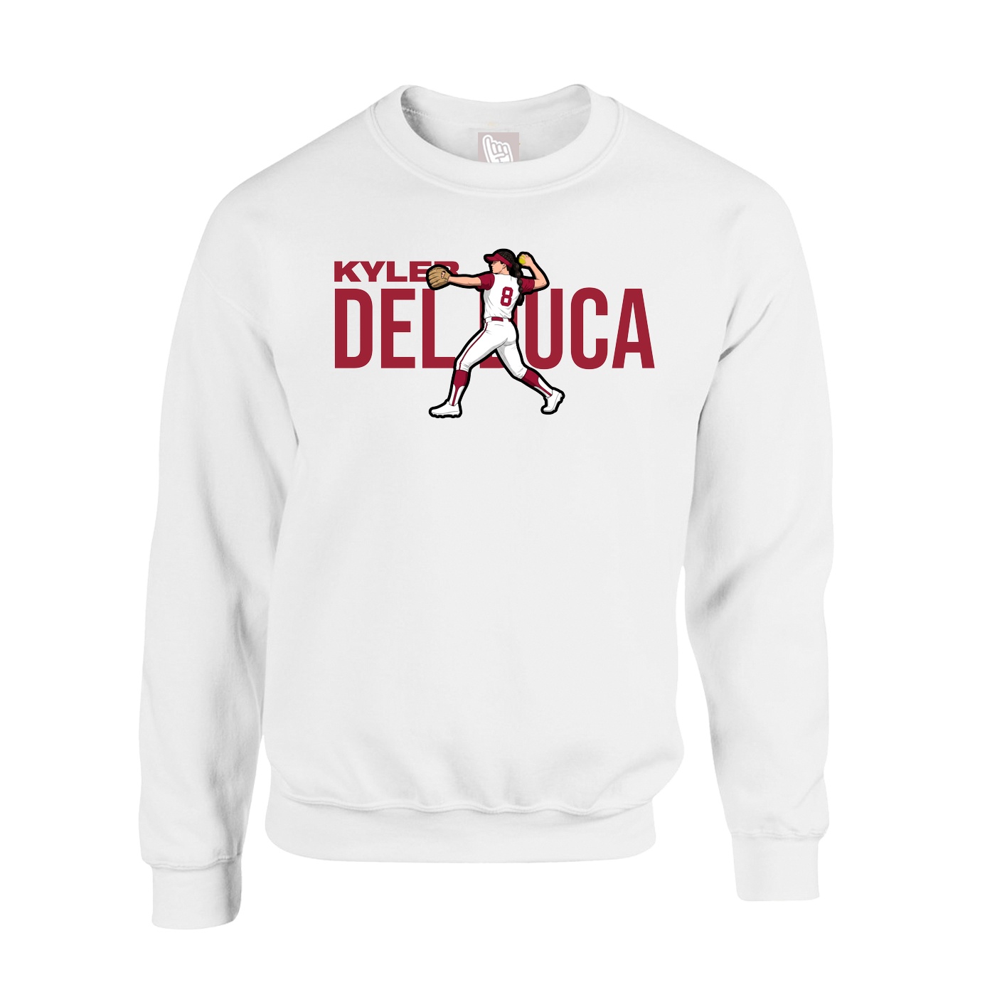 Fleece Crew — Player Name in White