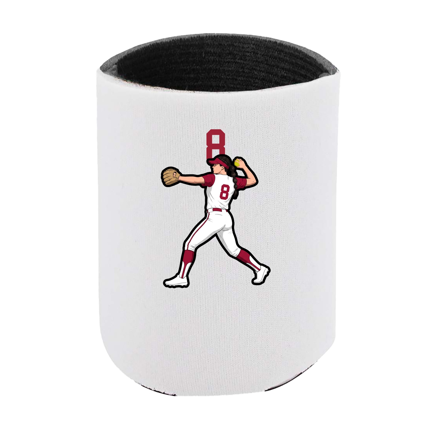 Can Holder — Number Top in White