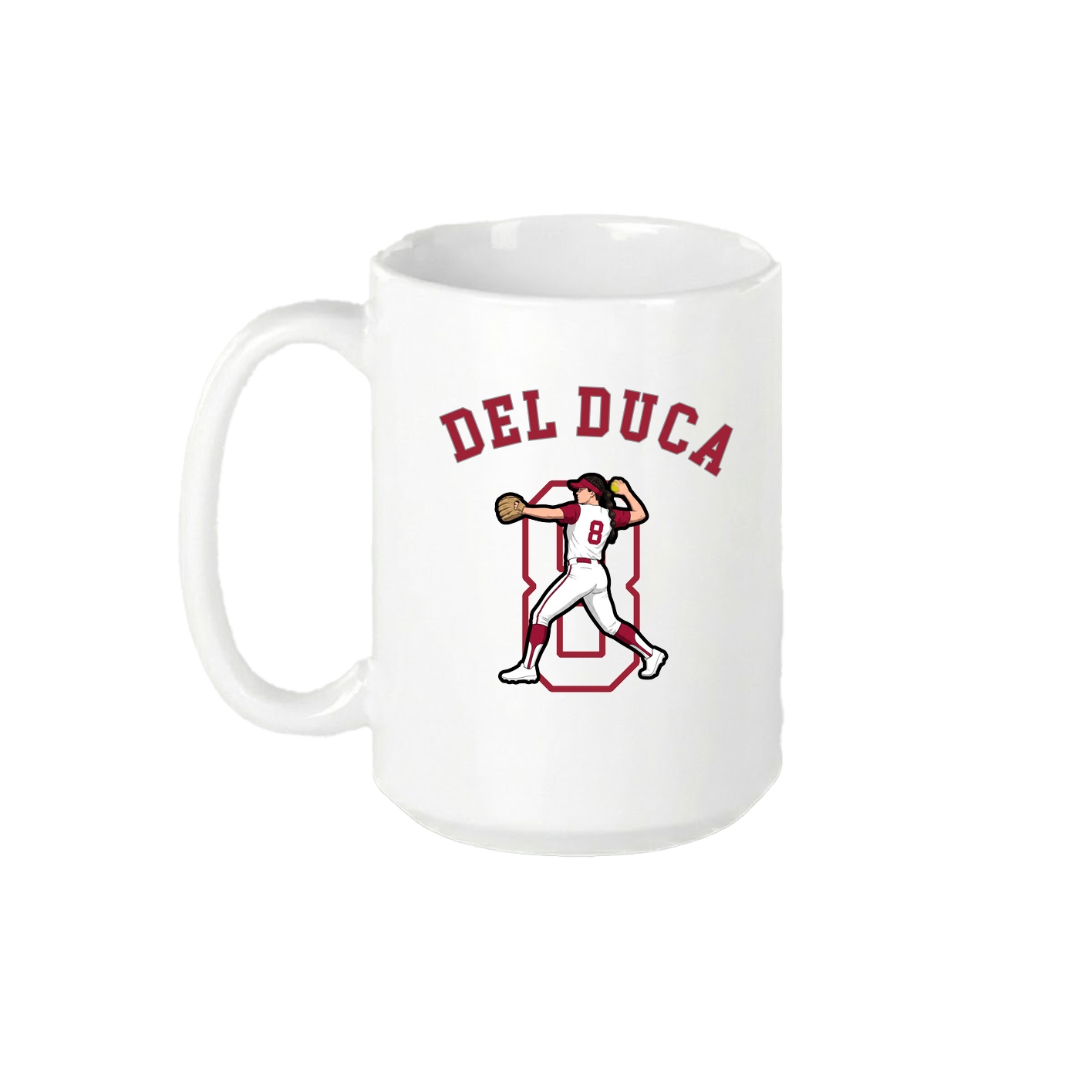 15oz Coffee Mug — Shirsey Arch in White
