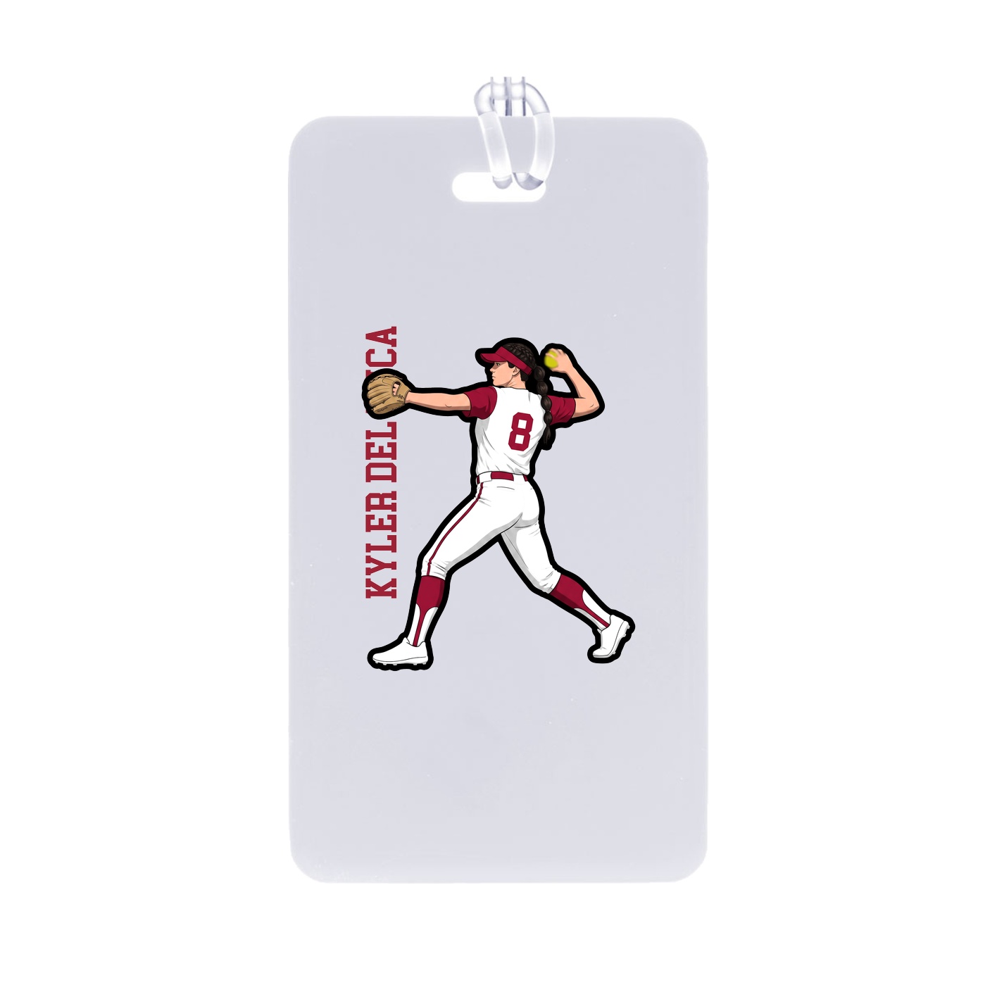 Bag Tag — Name Vertical in Classic