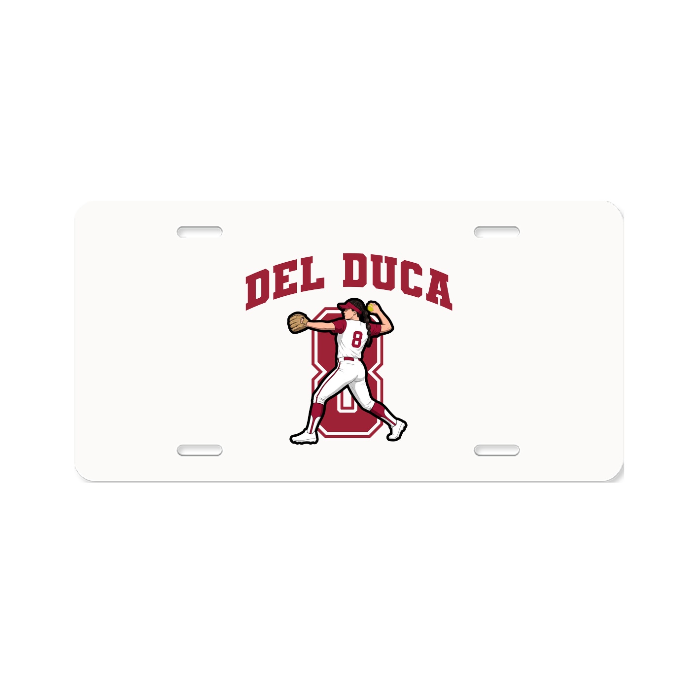 License Plate — Number in Classic