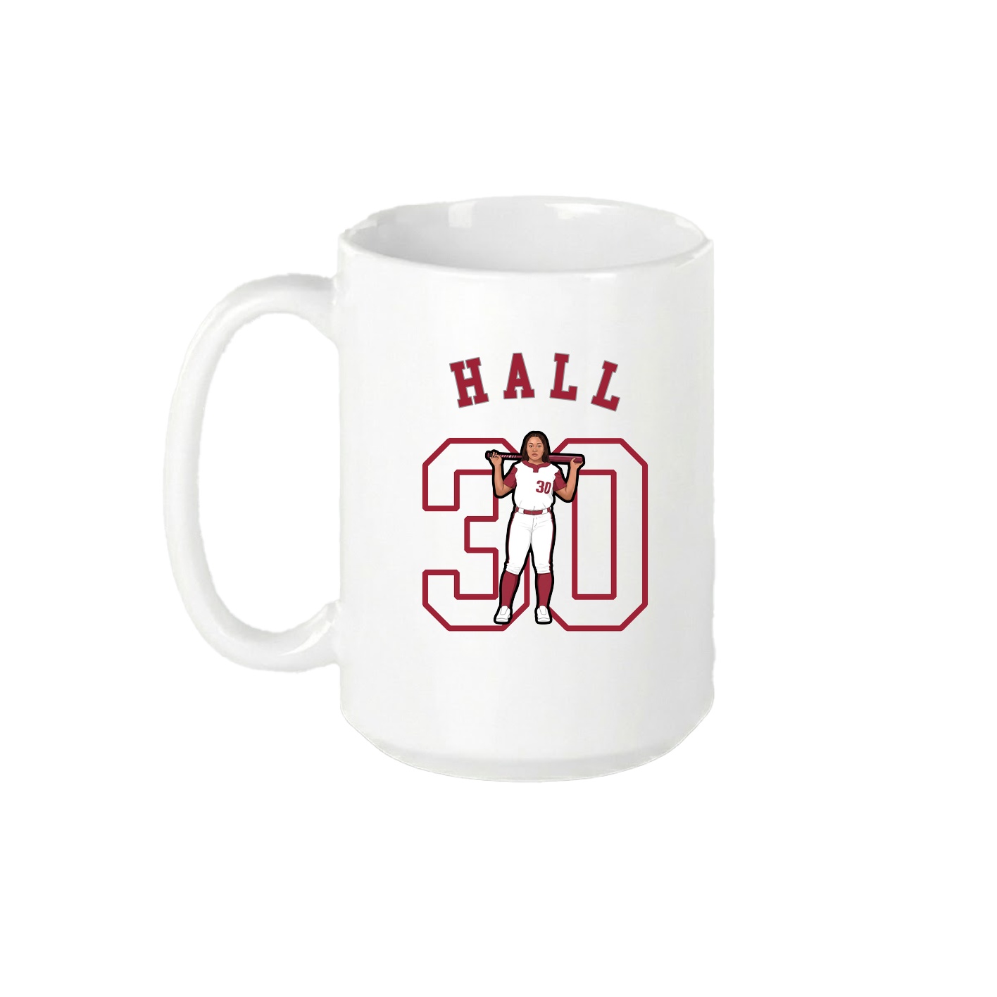 15oz Coffee Mug — Shirsey Arch in White