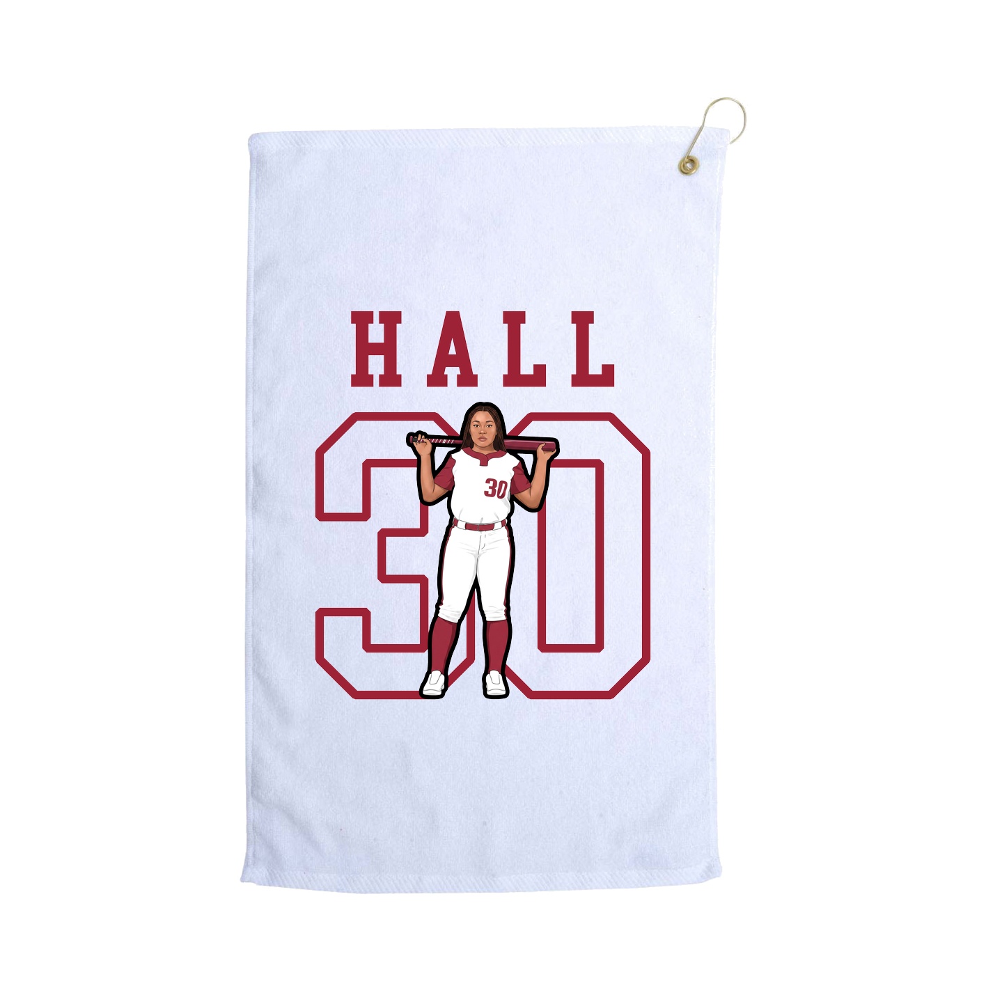 Golf Towel — Shirsey in White