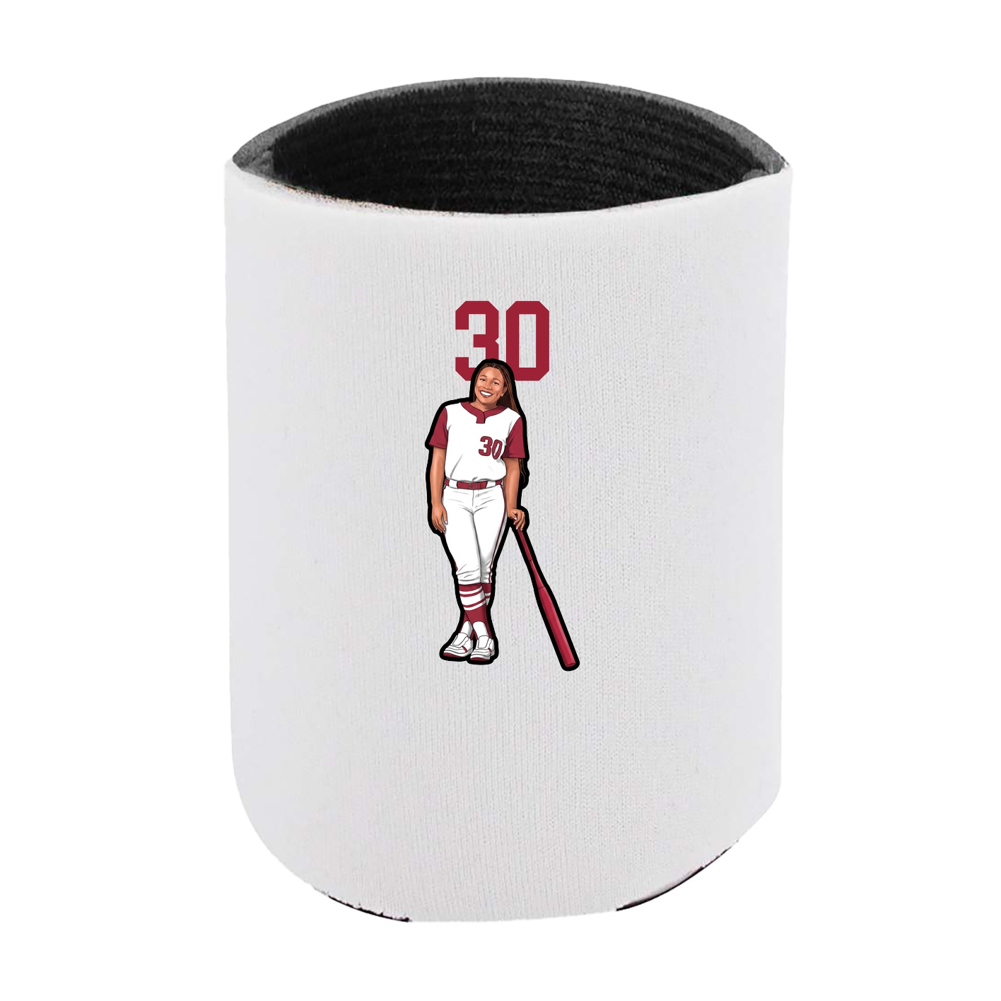 Can Holder — Number Top in White