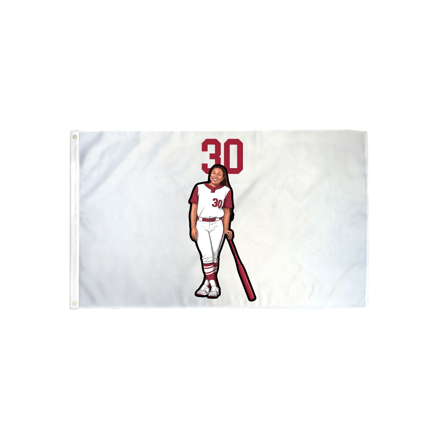 3x5 Flag — Number Top in Classic