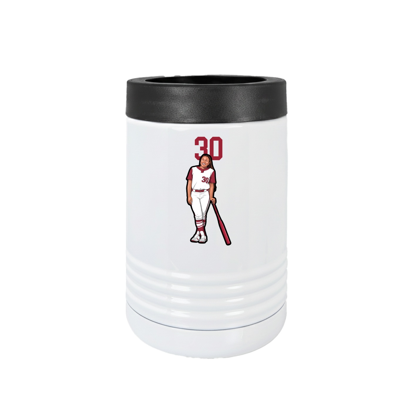 Beverage Holder — Number Top in White