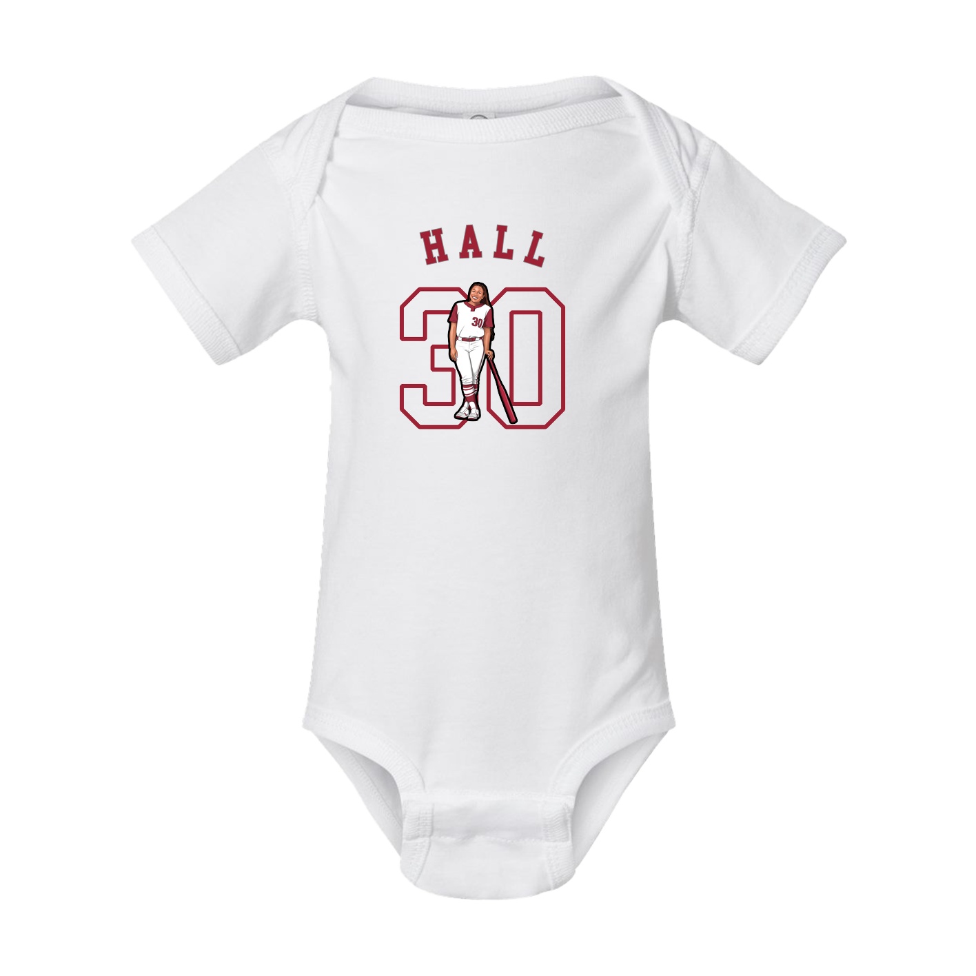 Baby Onesie — Shirsey Arch in White