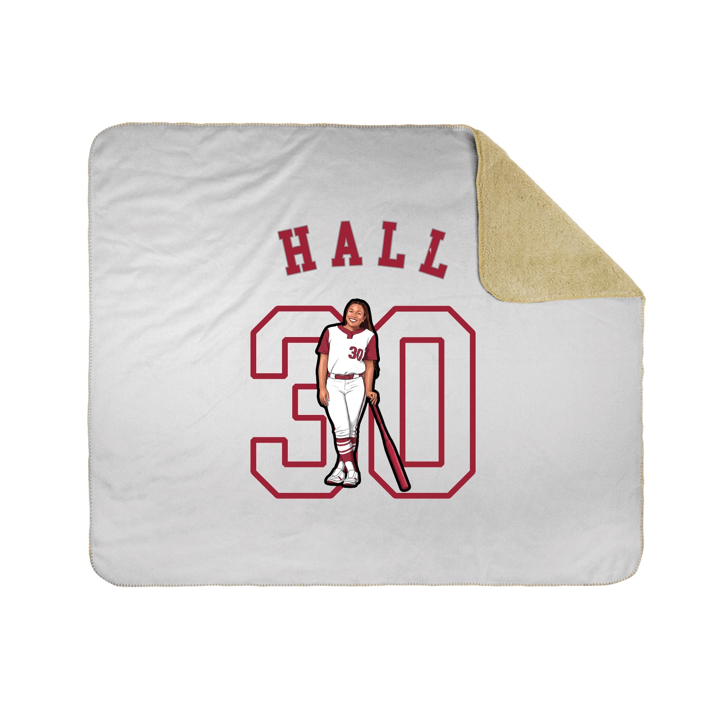 Throw Blanket — Shirsey Arch in White