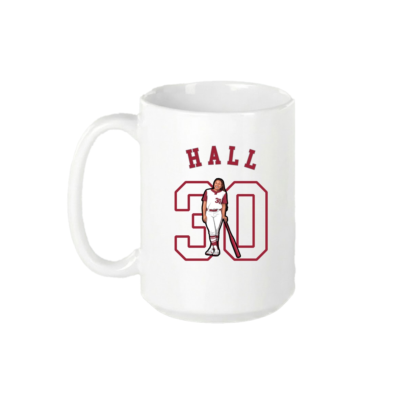 15oz Coffee Mug — Shirsey Arch in White