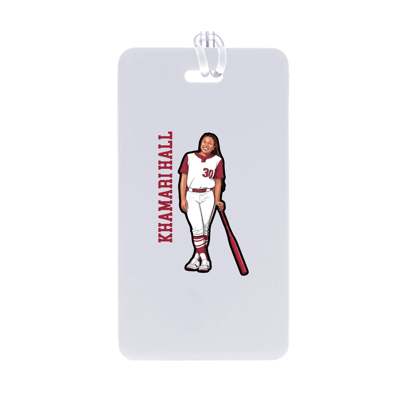 Bag Tag — Name Vertical in Classic