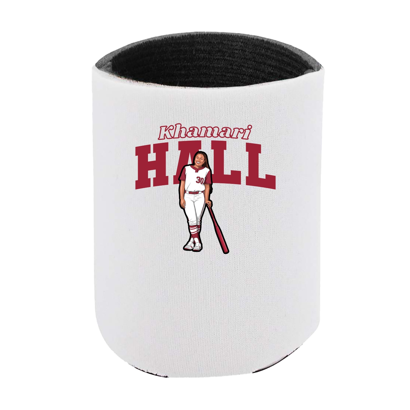 Can Holder — Name Arch in White