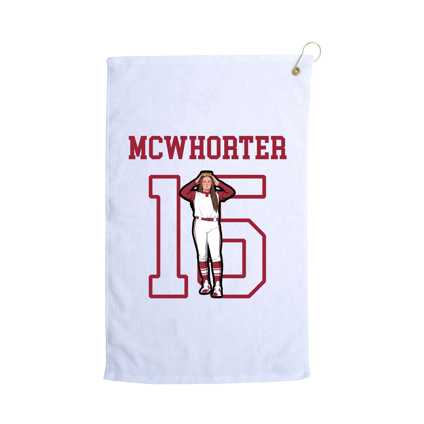 Golf Towel — Shirsey in White