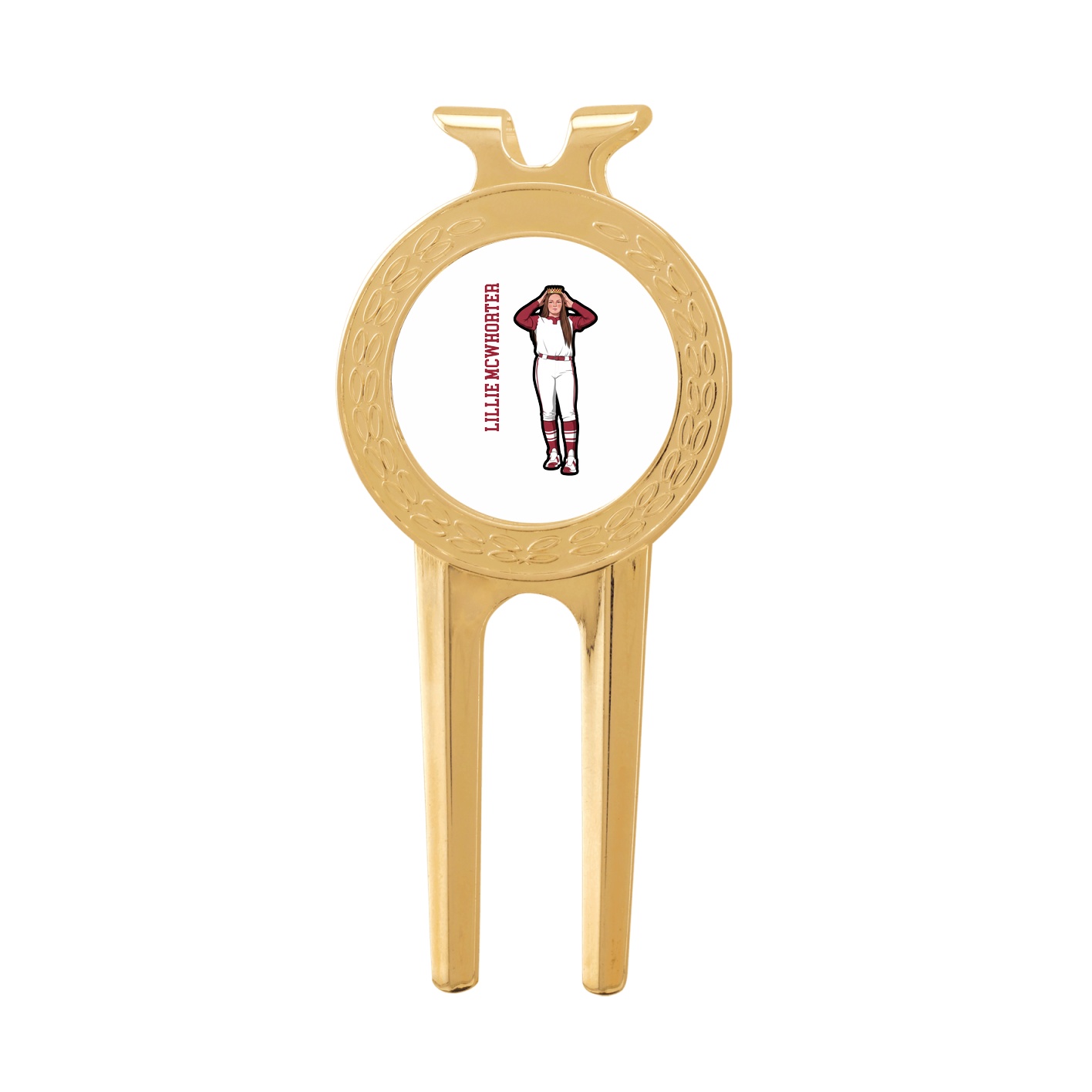 Divot Tool with Ball Marker — Name Vertical in Classic