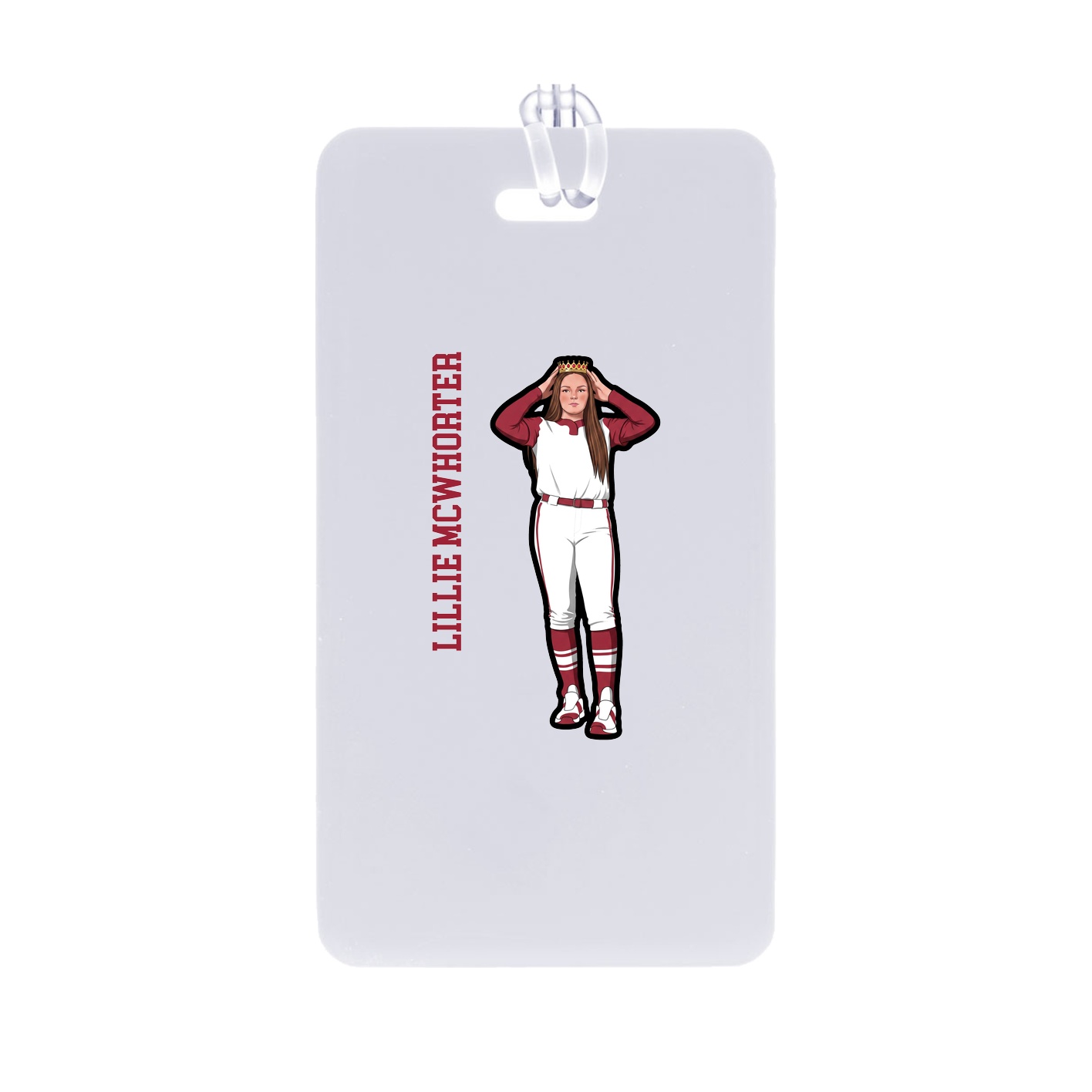 Bag Tag — Name Vertical in Classic