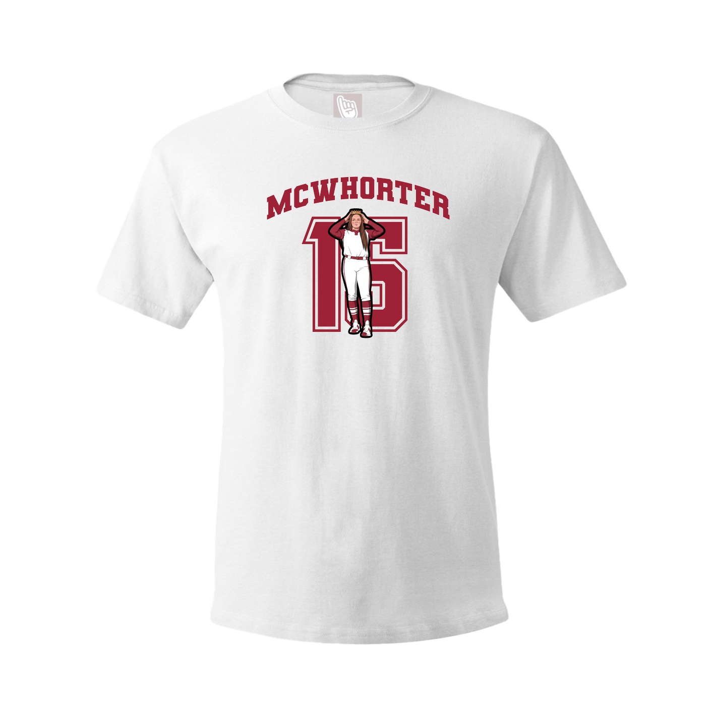 Tee — Number in White