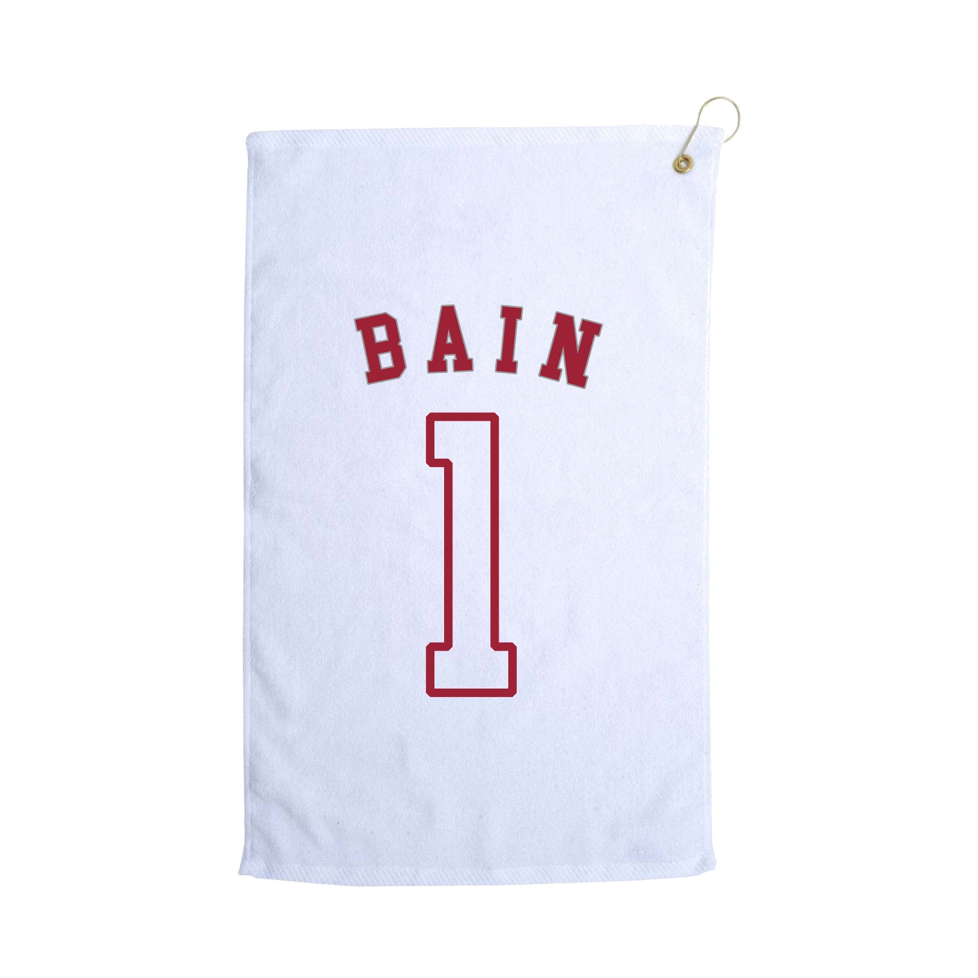 Golf Towel — Shirsey Arch in White