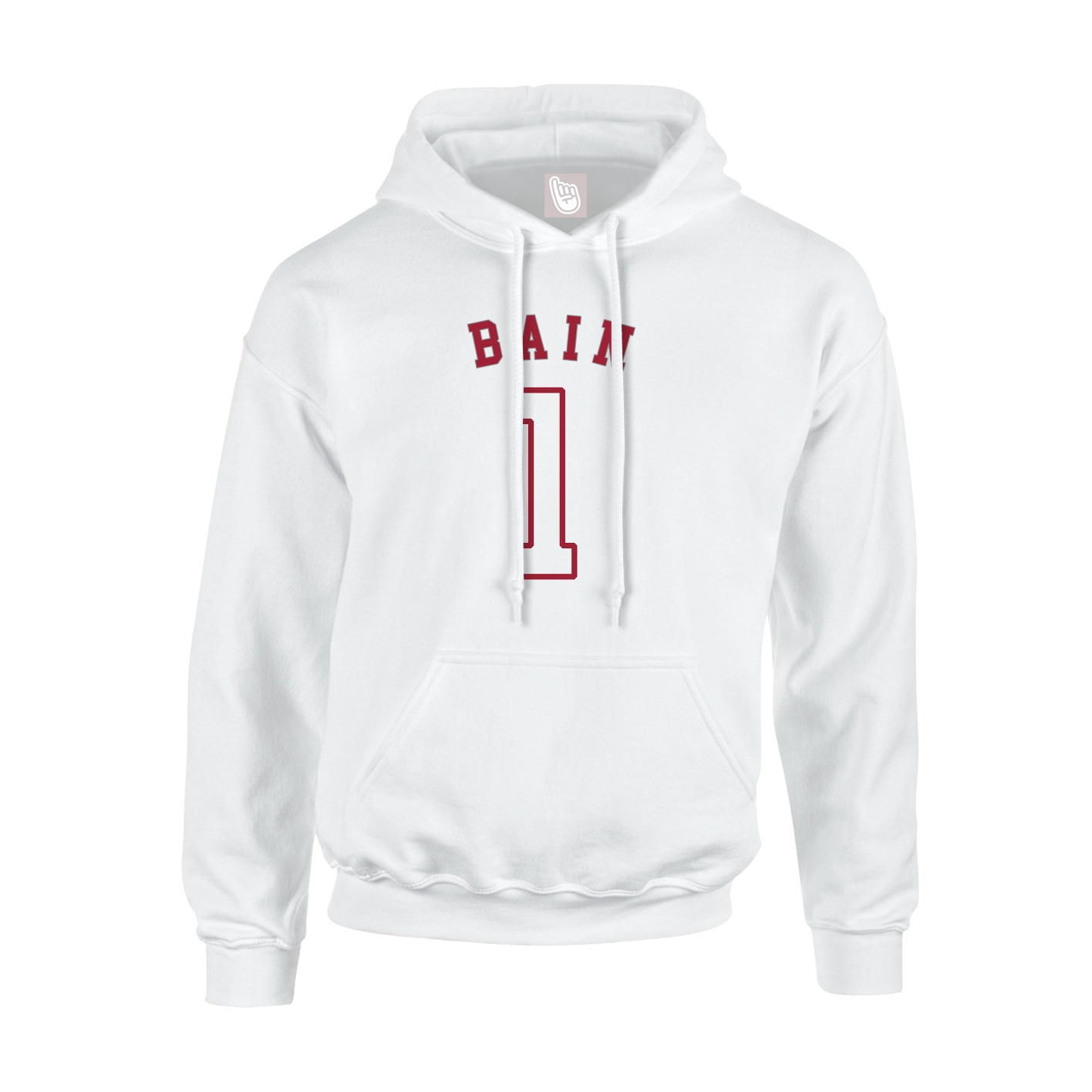 Youth Hoodie — Shirsey Arch in White
