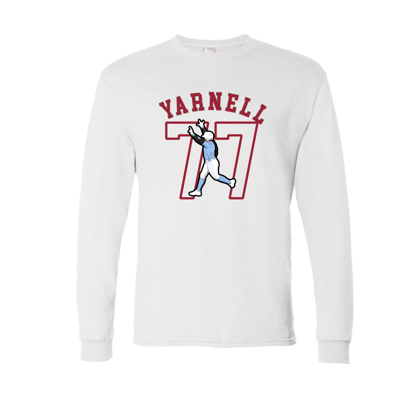 Long Sleeve Tee — Shirsey Arch in White