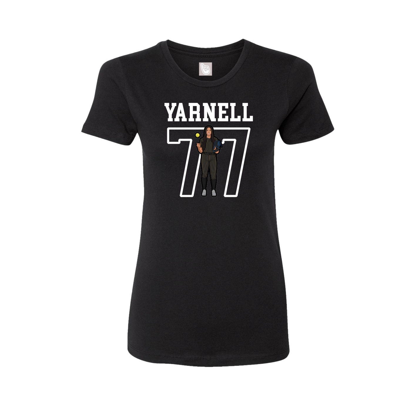 Fitted Women's Tee — Shirsey in Black