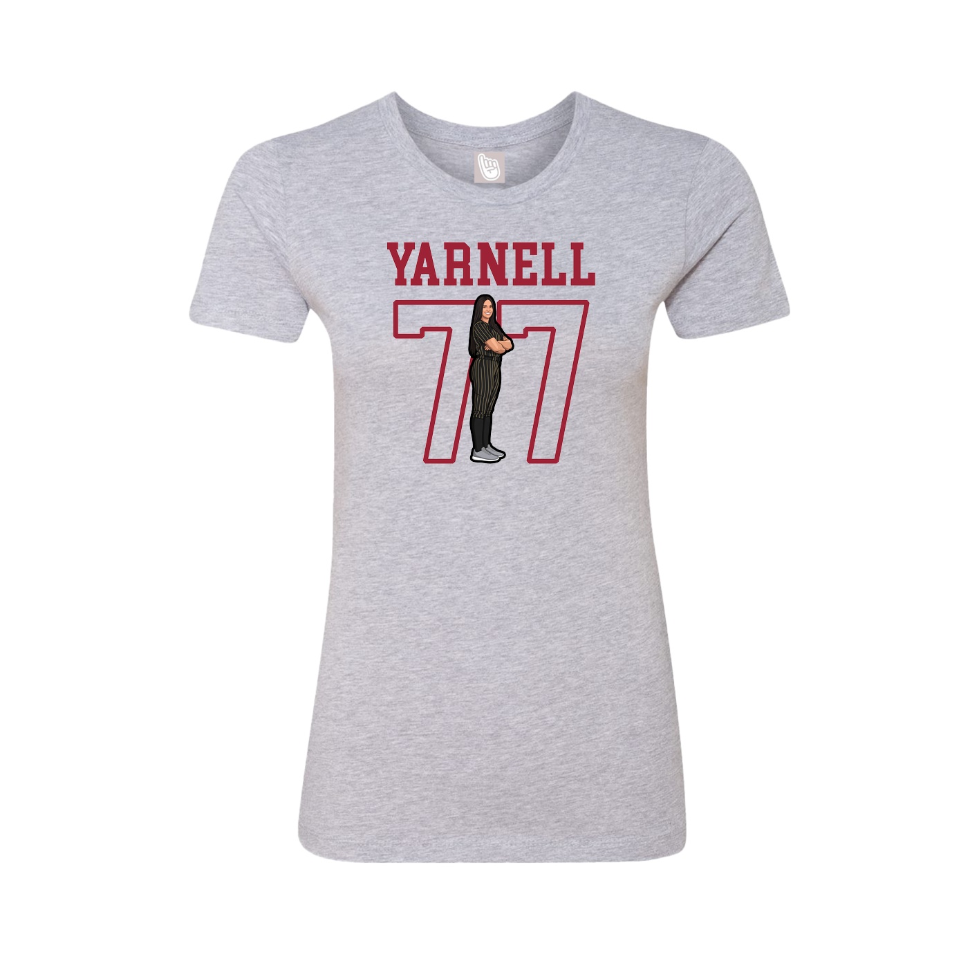 Fitted Women's Tee — Shirsey in Grey