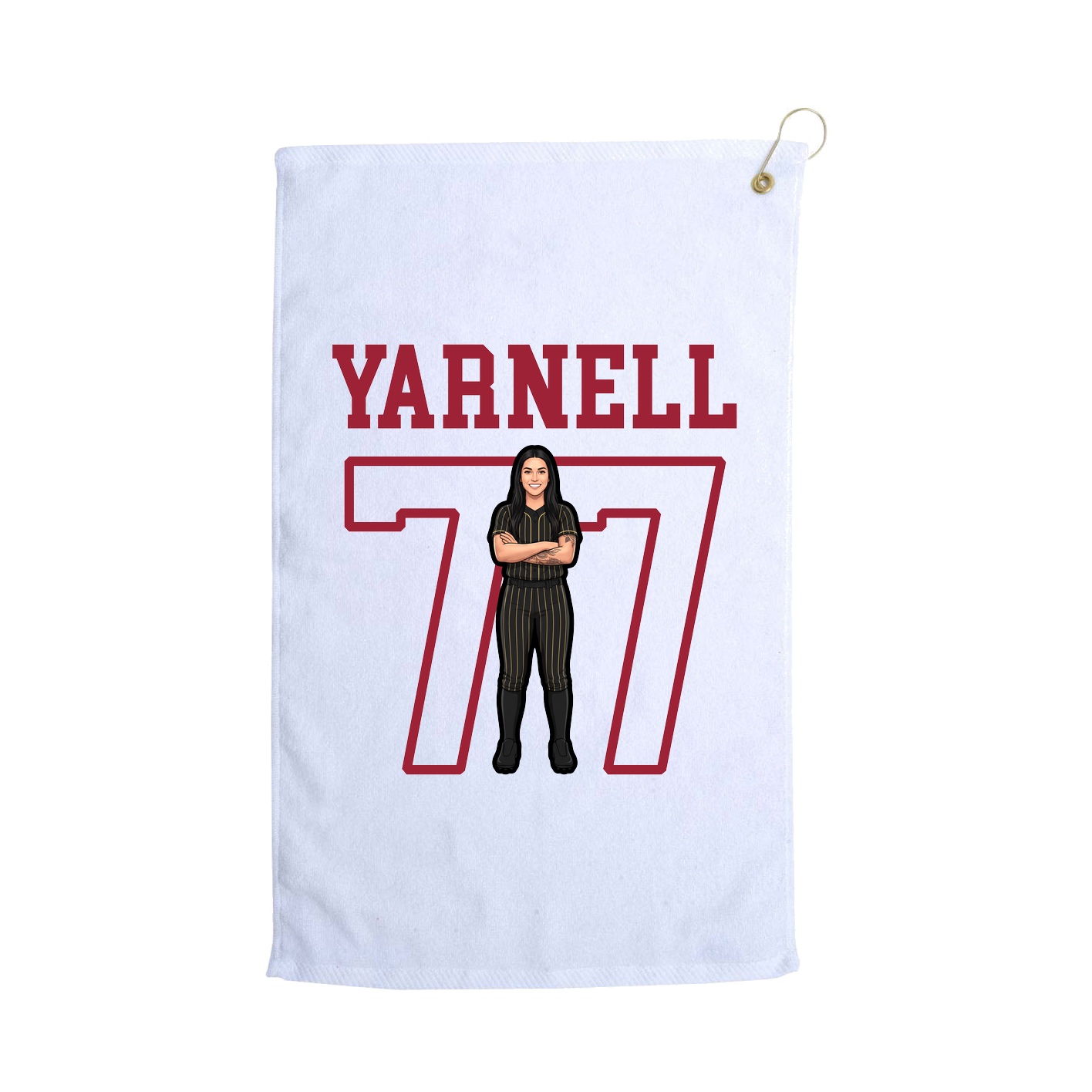 Golf Towel — Shirsey in White