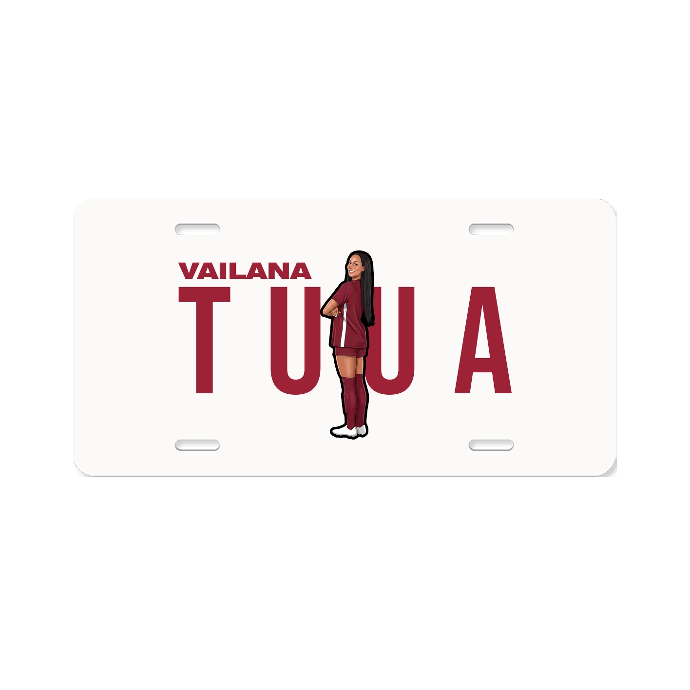 License Plate — Player Name in Classic