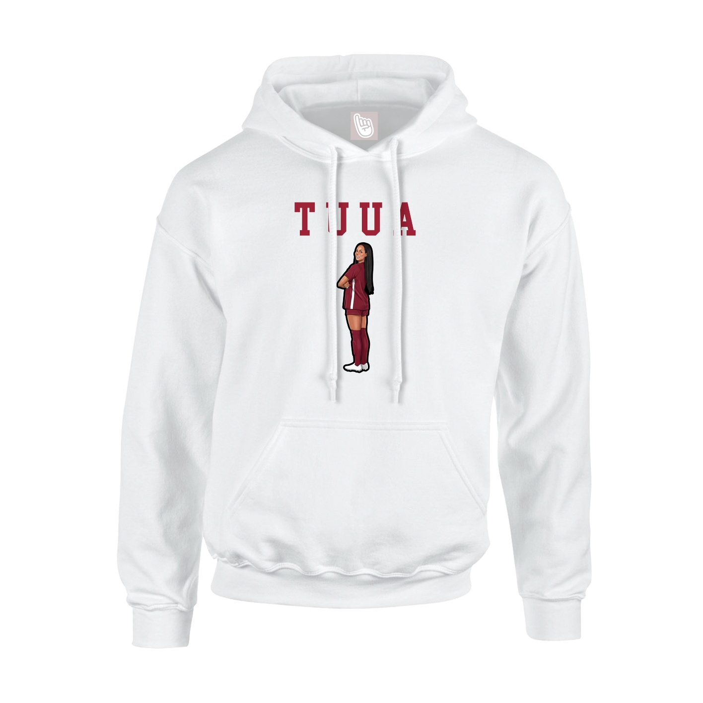 Hoodie — Shirsey in White