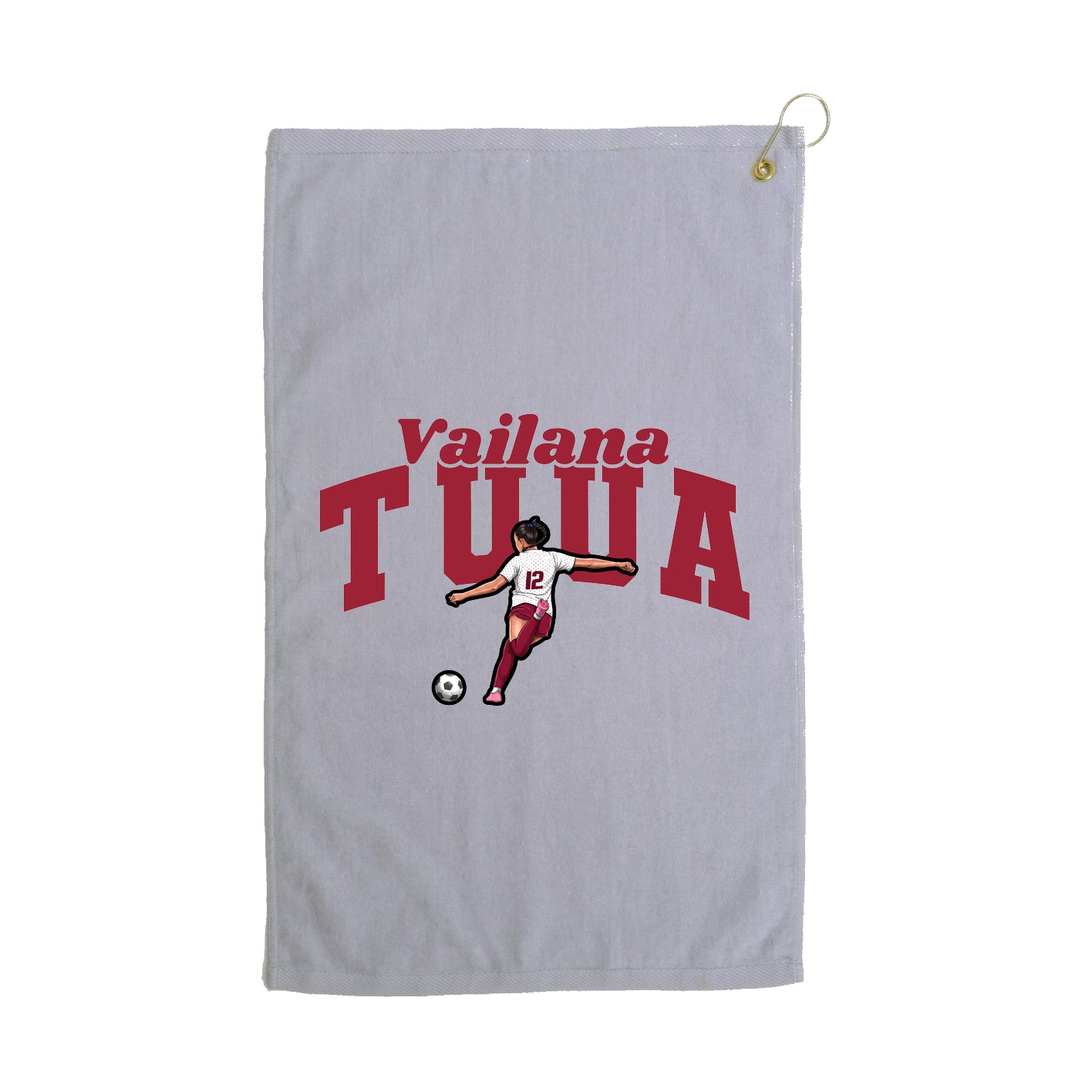 Golf Towel — Signature Arch in Grey