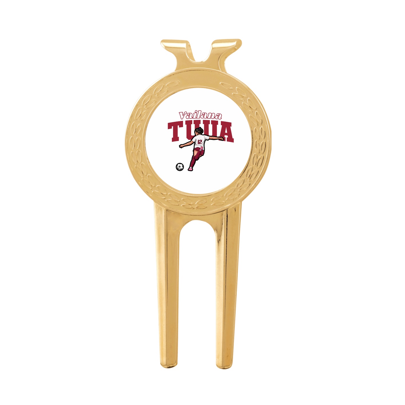 Divot Tool with Ball Marker — Name Arch in Classic