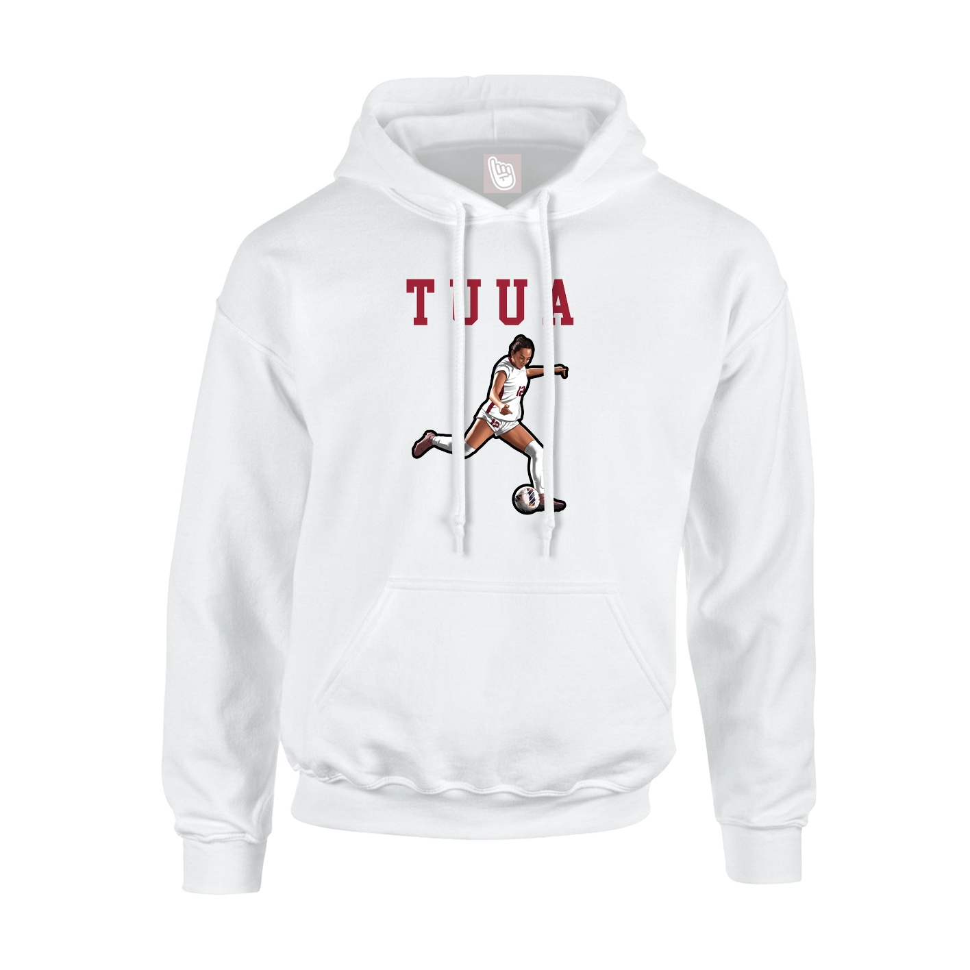 Hoodie — Shirsey in White
