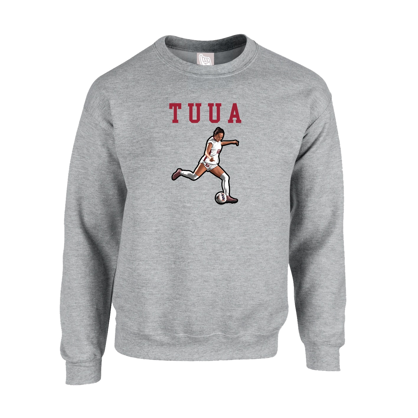 Fleece Crew — Shirsey in Grey