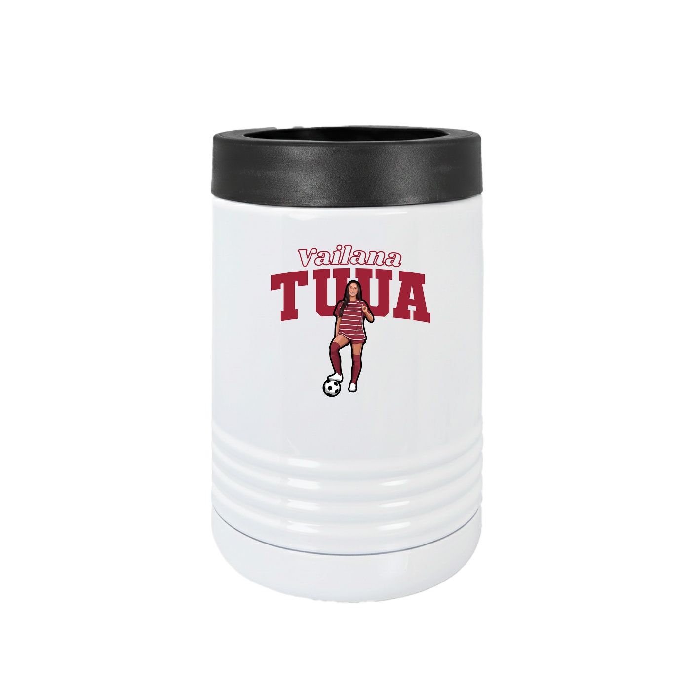 Beverage Holder — Name Arch in White