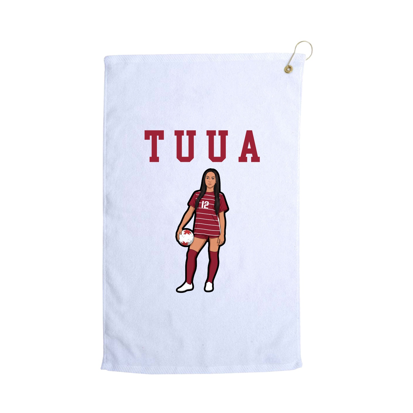 Golf Towel — Shirsey in White